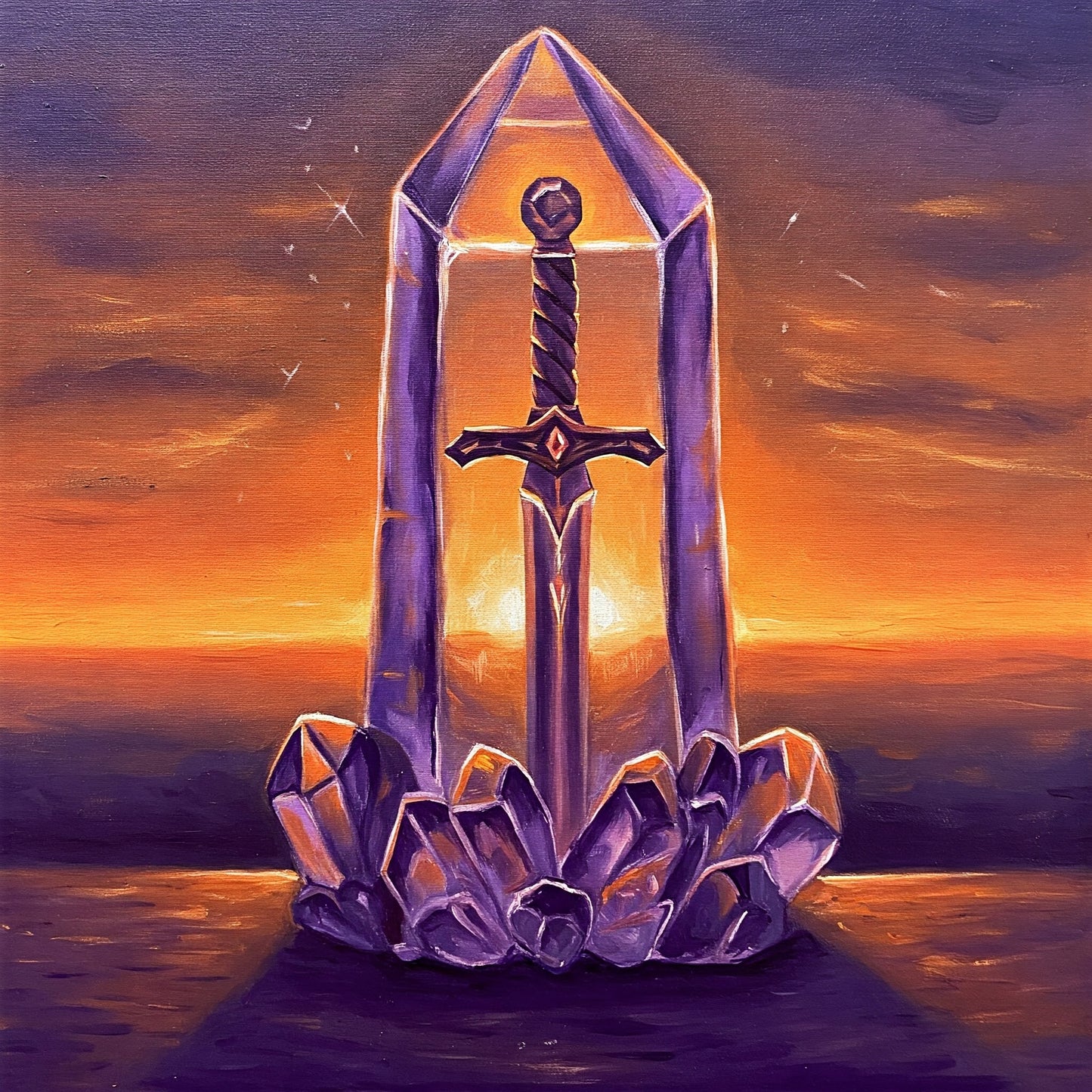 Crystal sword Collection of 100