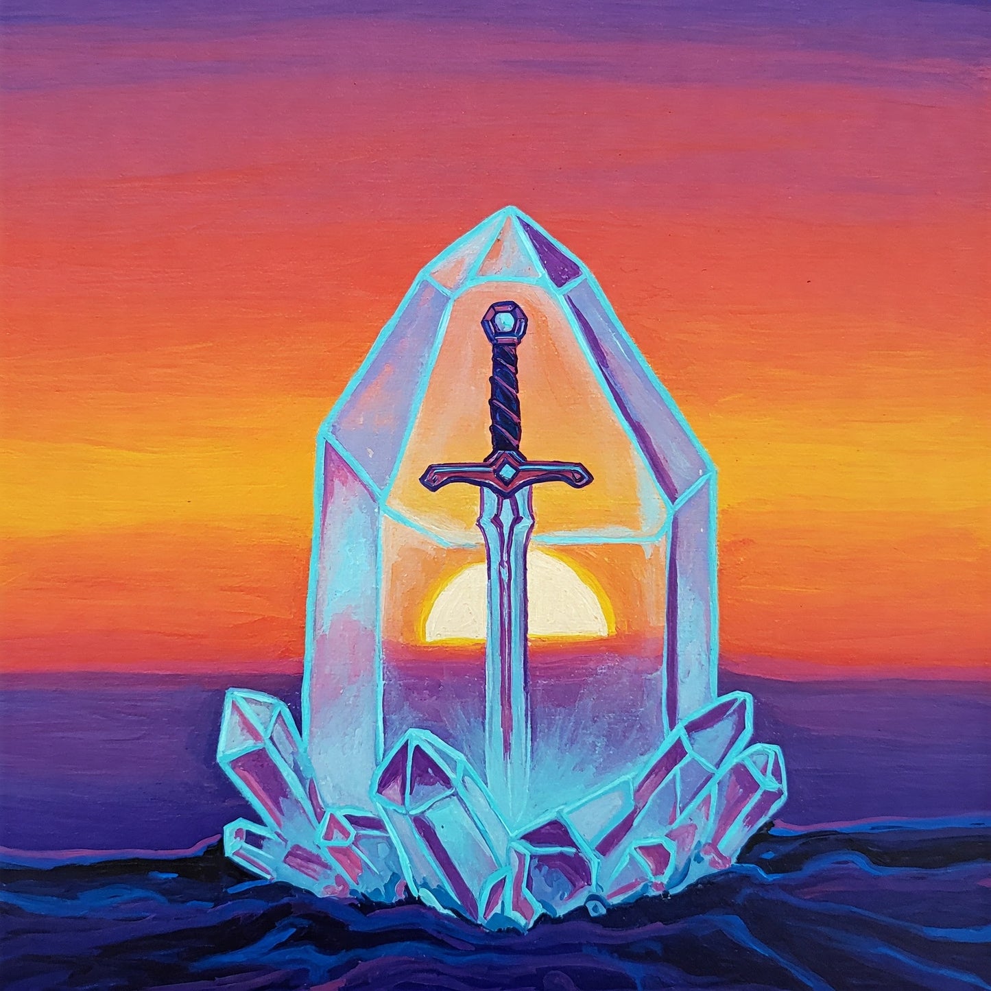 Crystal sword Collection of 100
