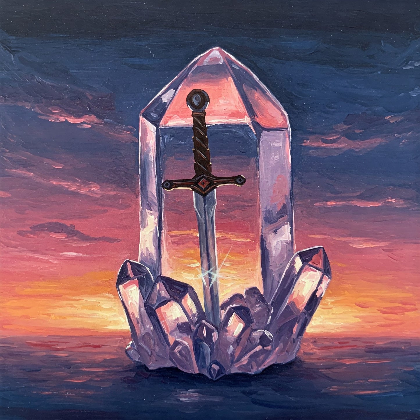 Crystal sword Collection of 100
