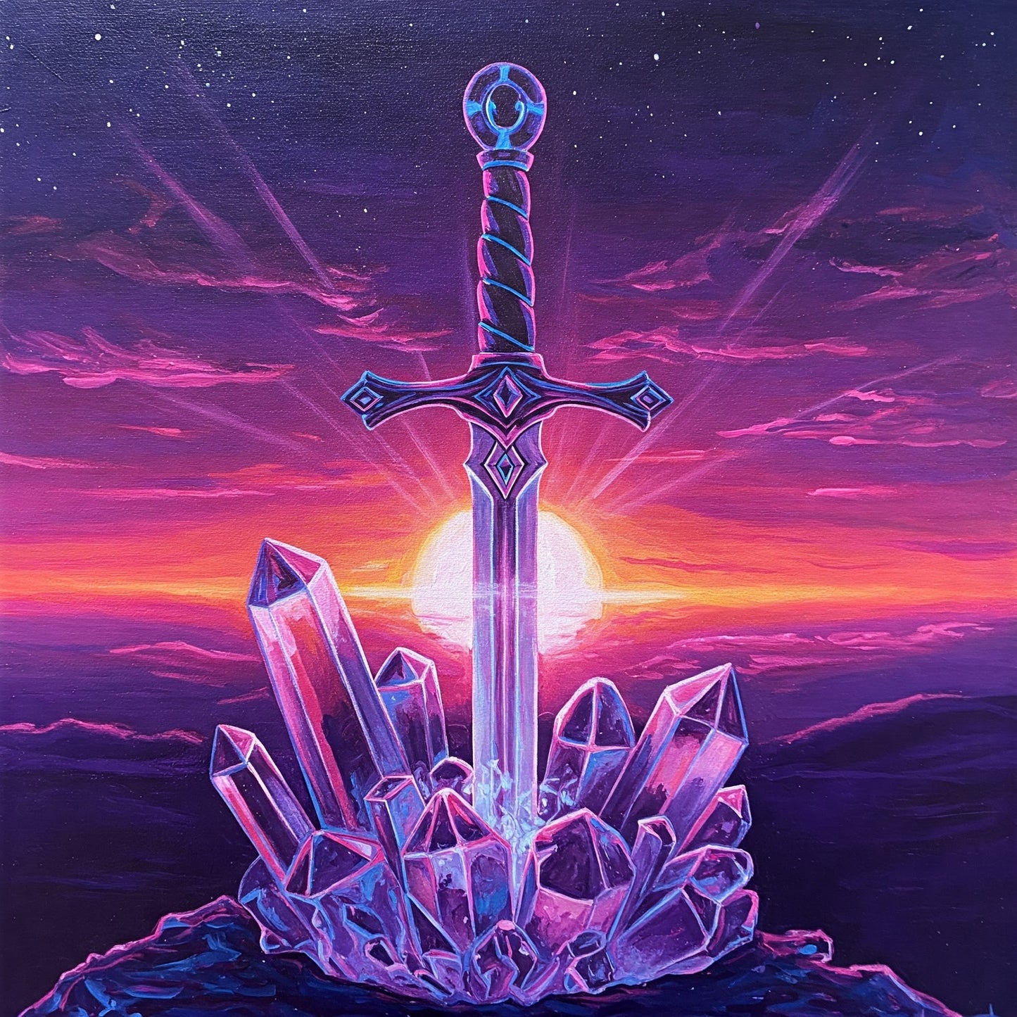 Crystal sword Collection of 100