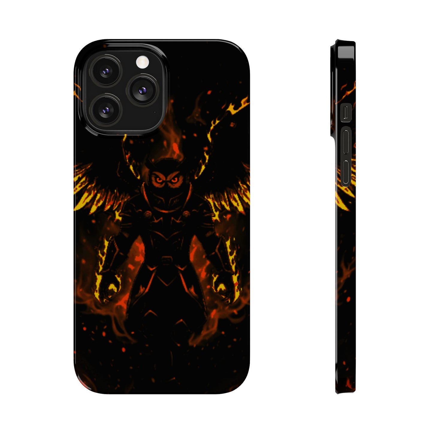 Halloween Agent Quacks Series Slim Phone Cases - Fiery General Onyx Design