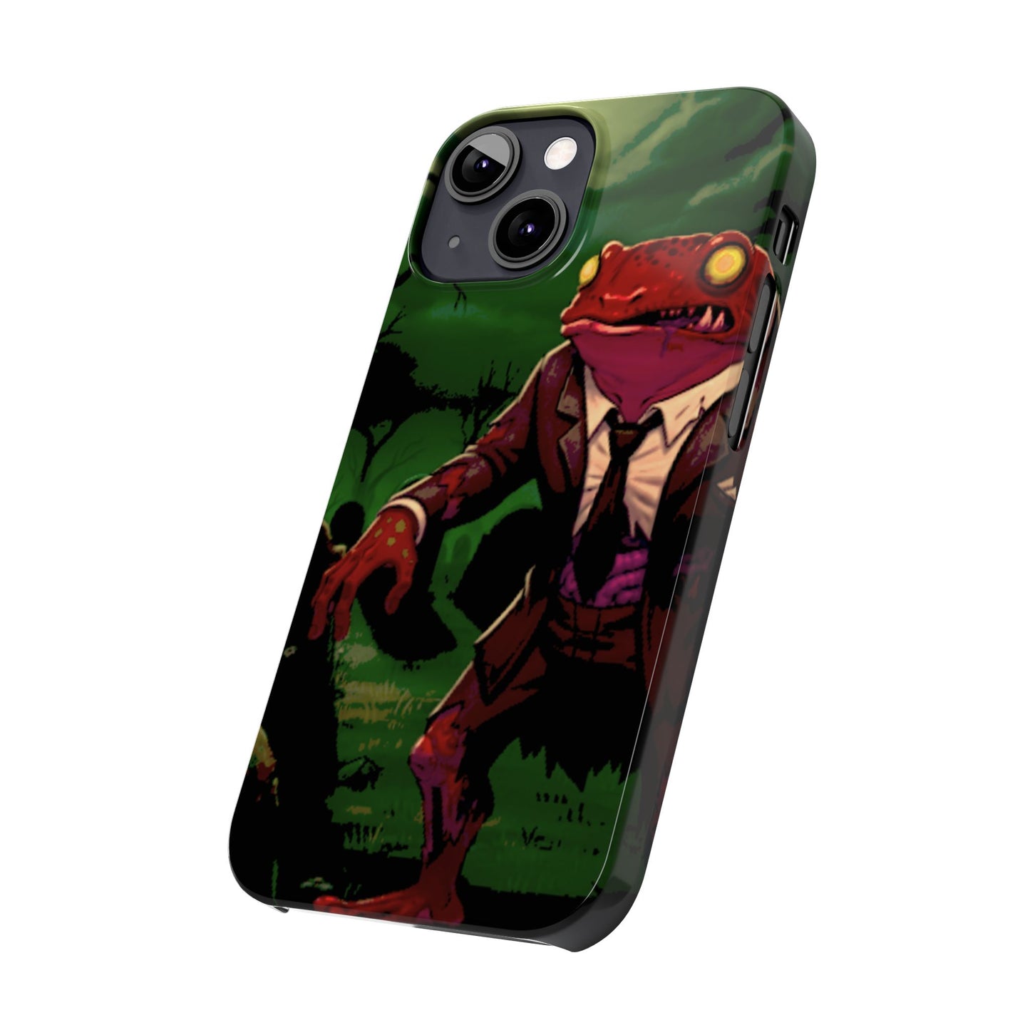 Halloween Agent Quacks Series Slim Phone Cases - Zombie Goro Design