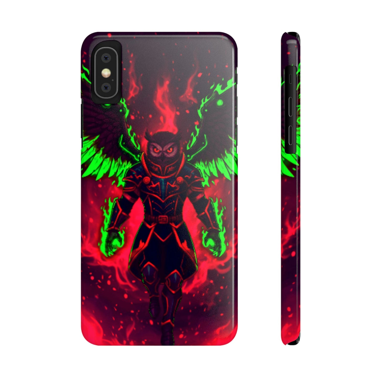 Halloween Agent Quacks Series Slim Phone Cases - Fiery General Onyx Design