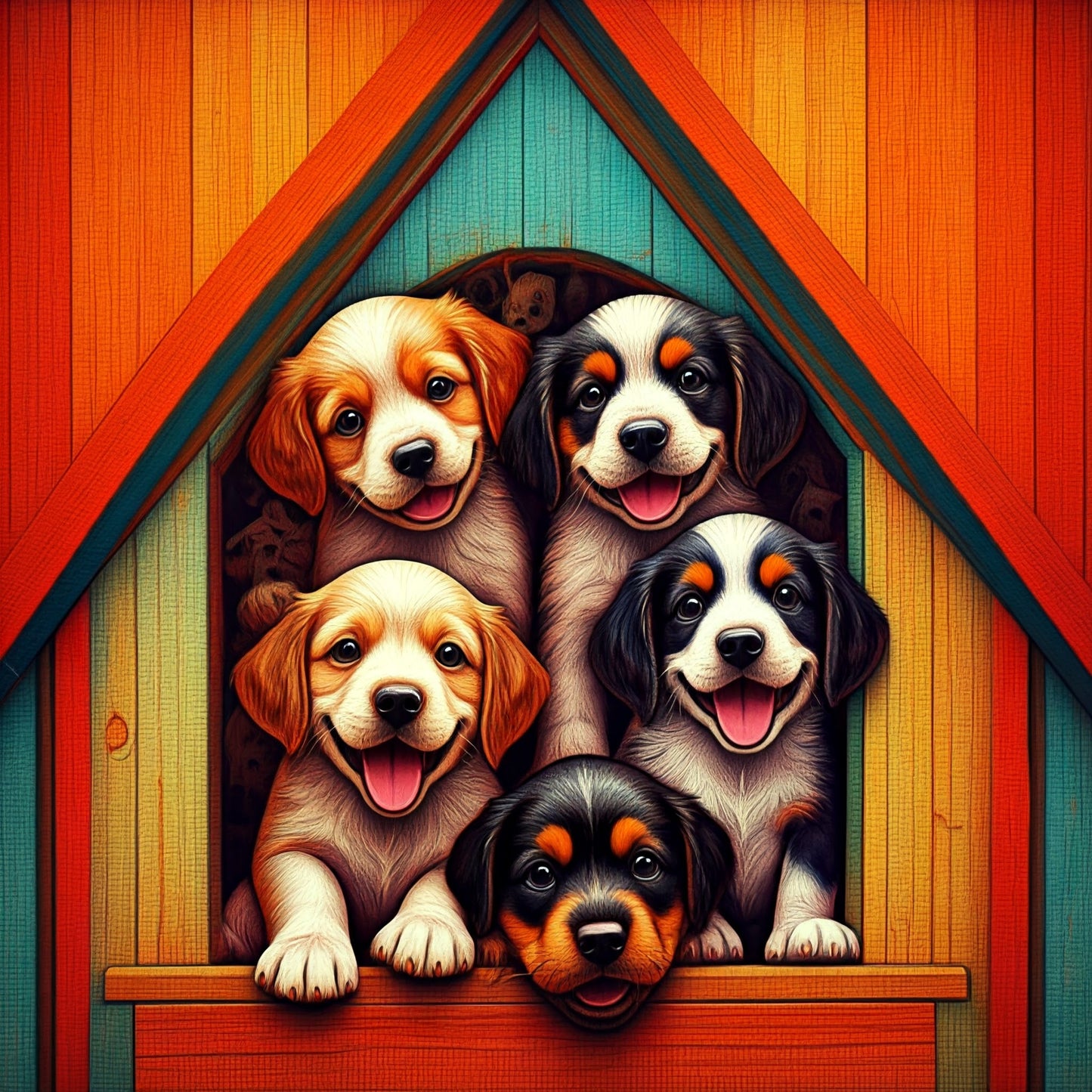 Dog & Cat Artwork Collection 83 Image Bundle
