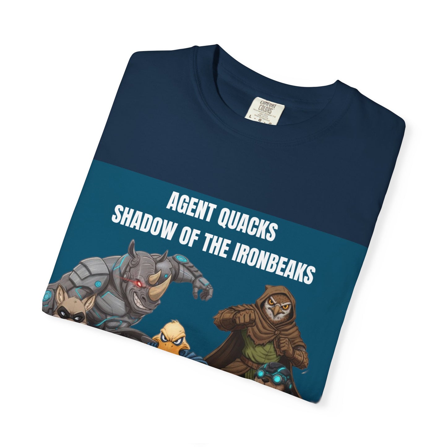 Agent Quacks – Shadow of the Iron Beaks | Unisex Garment-Dyed T-Shirt