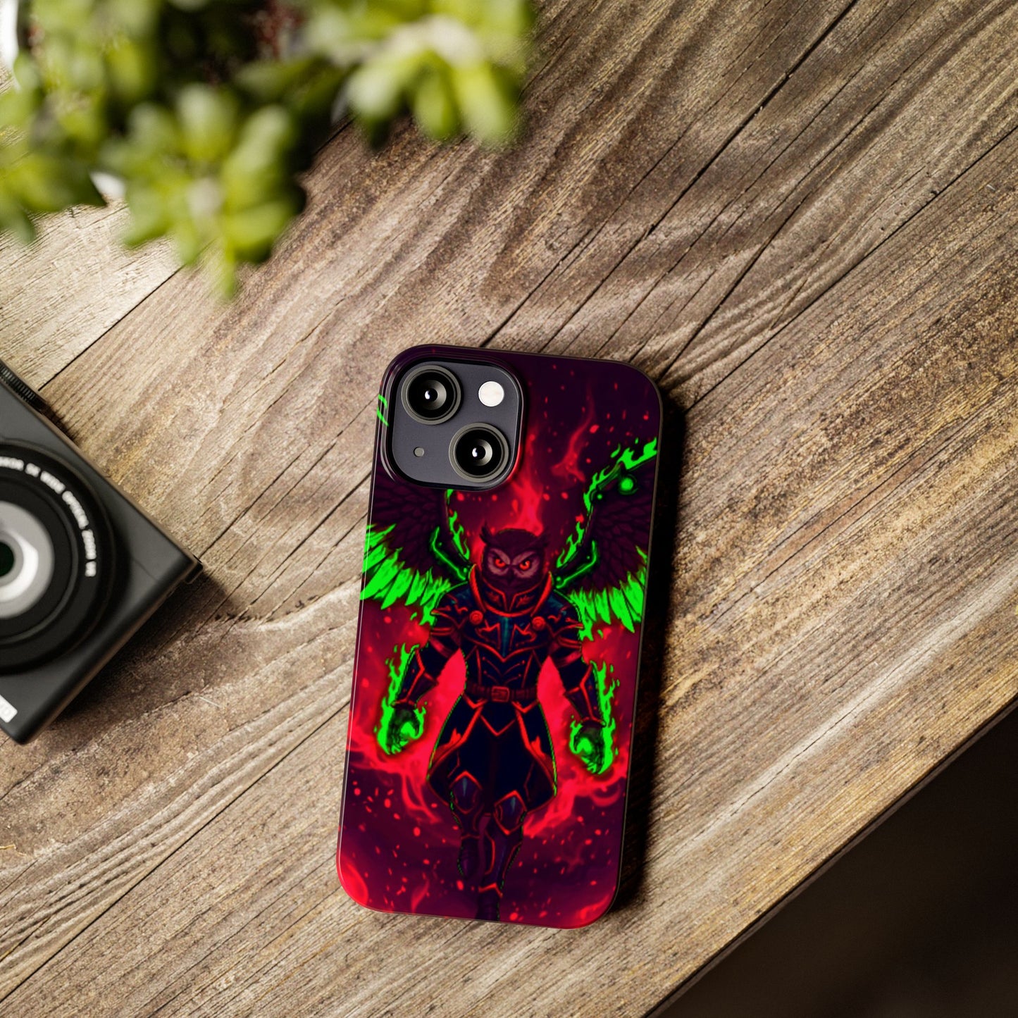 Halloween Agent Quacks Series Slim Phone Cases - Fiery General Onyx Design