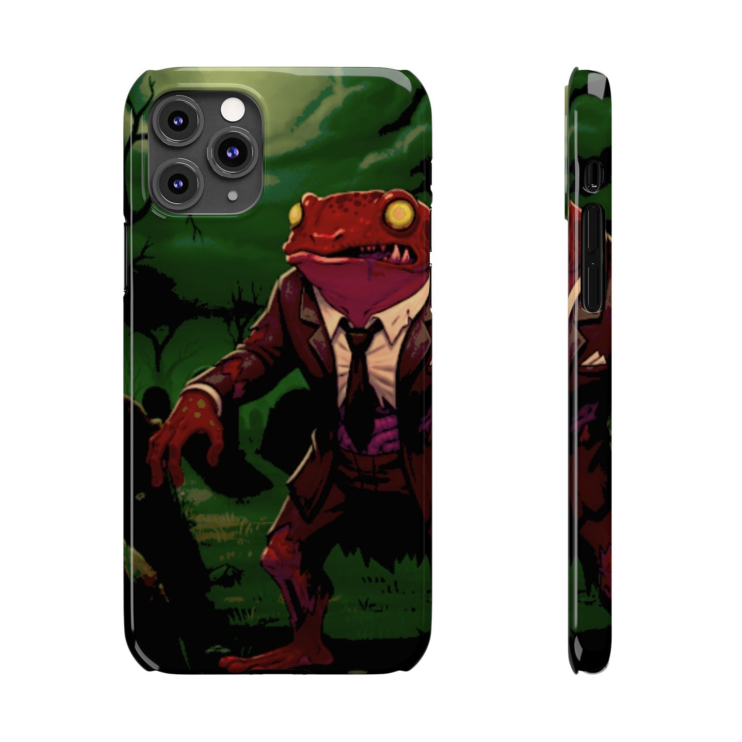 Halloween Agent Quacks Series Slim Phone Cases - Zombie Goro Design