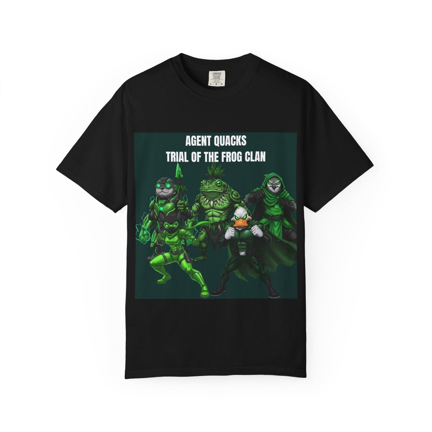 Agent Quacks – The Trial of the Frog Clan | Unisex Garment-Dyed T-Shirt