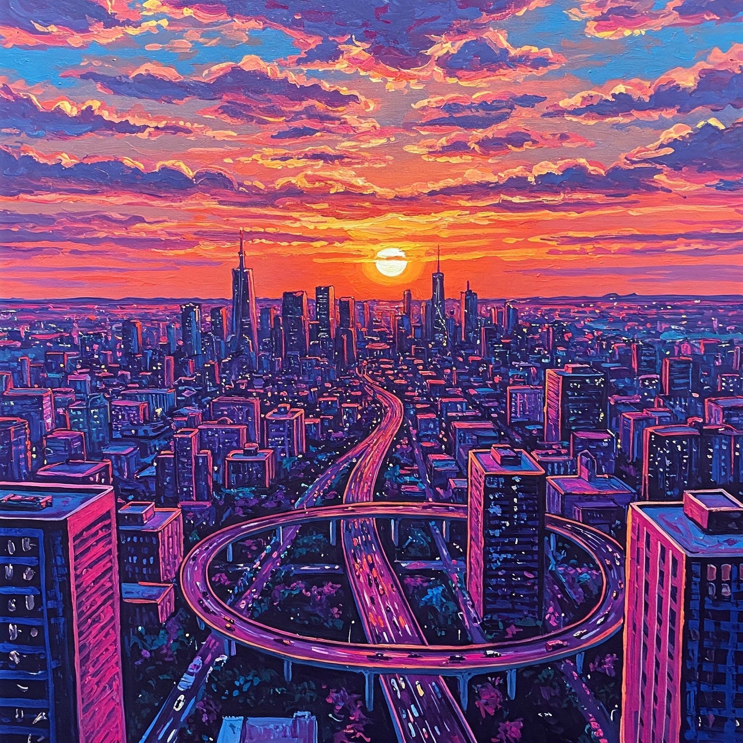Big city View Collection of 100