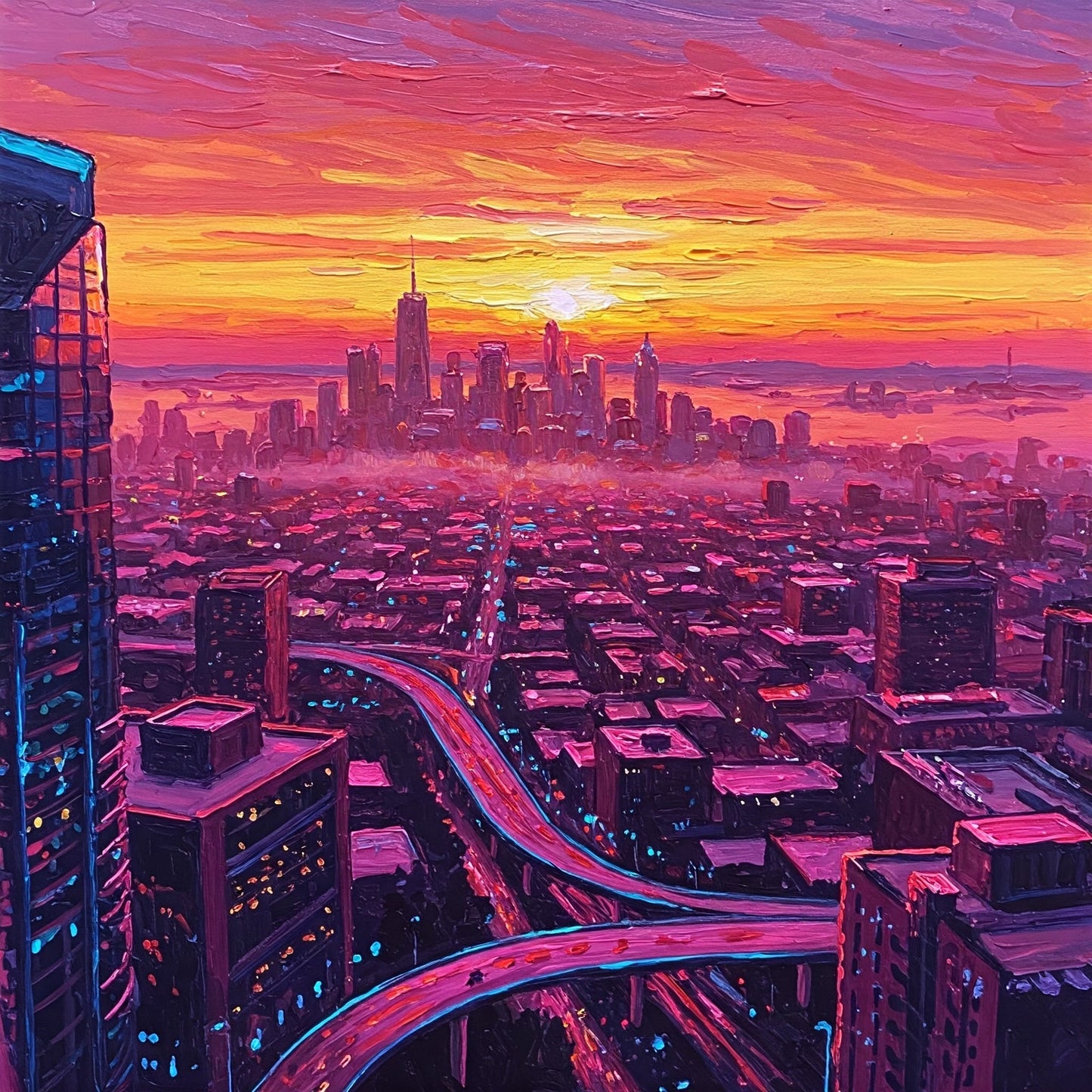 Big city View Collection of 100