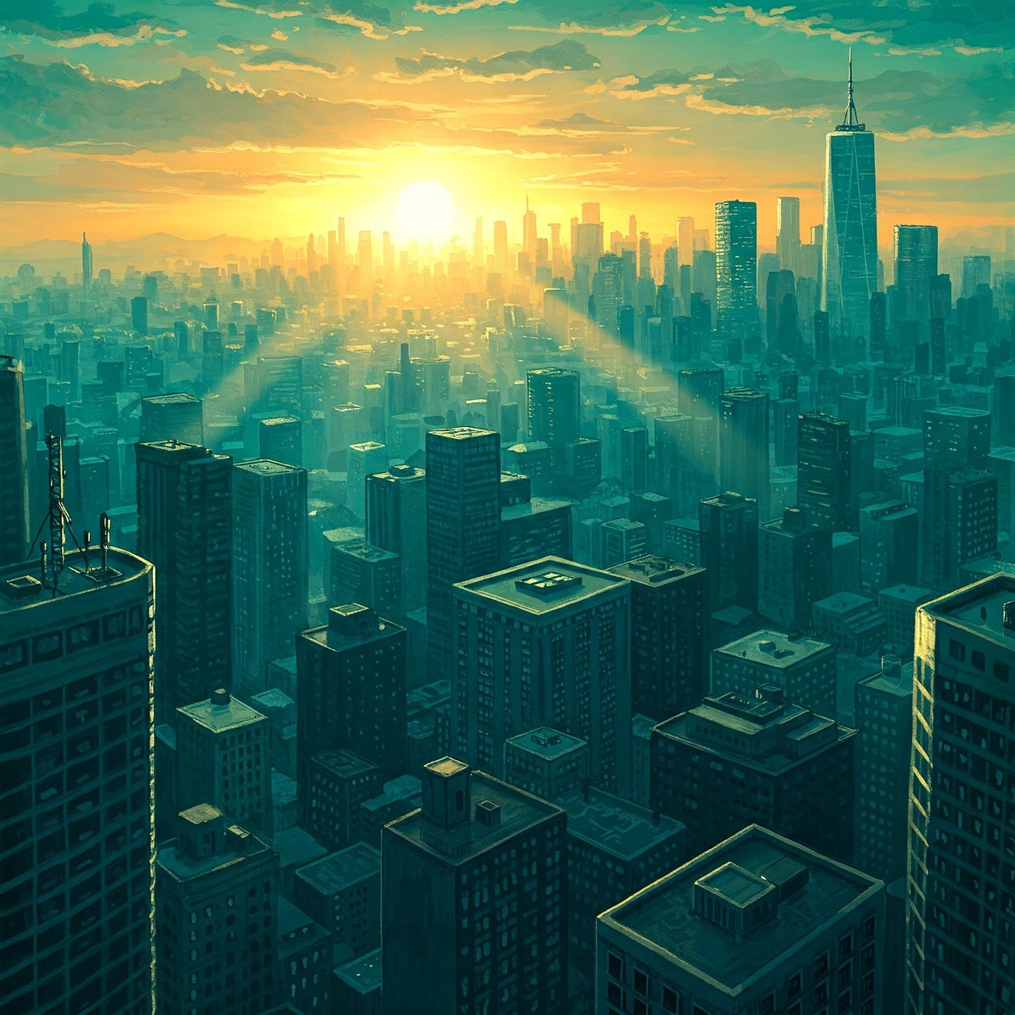 Big city View Collection of 100