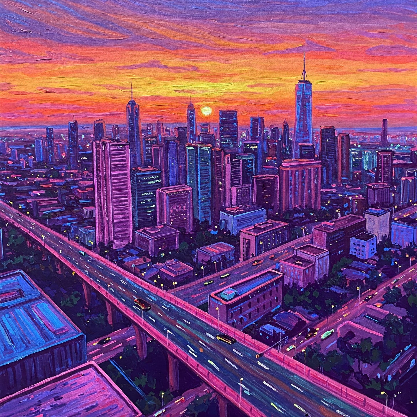 Big city View Collection of 100