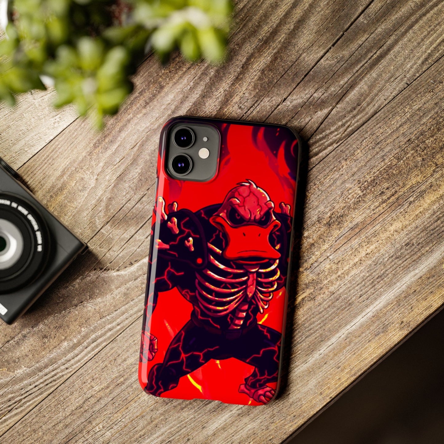 Halloween Agent Quacks Series Slim Phone Cases - Skeleton Quacks Design