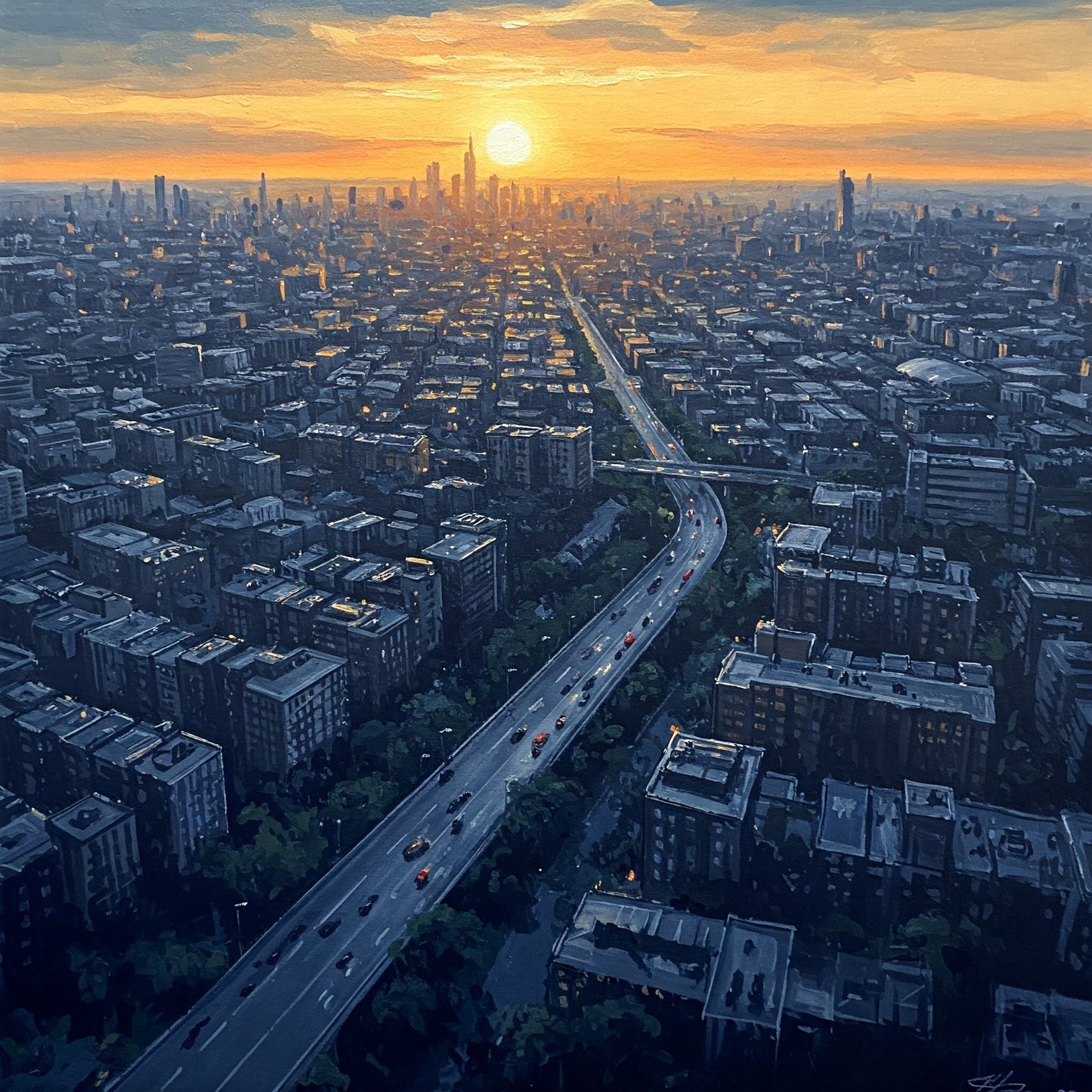 Big city View Collection of 100