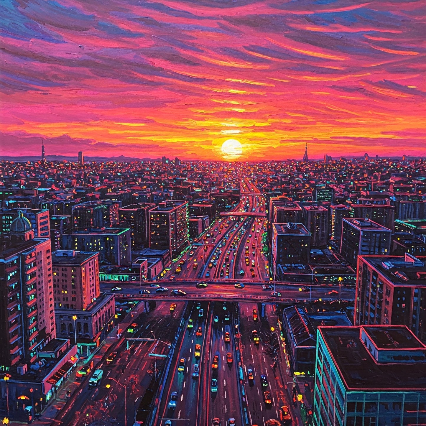 Big city View Collection of 100