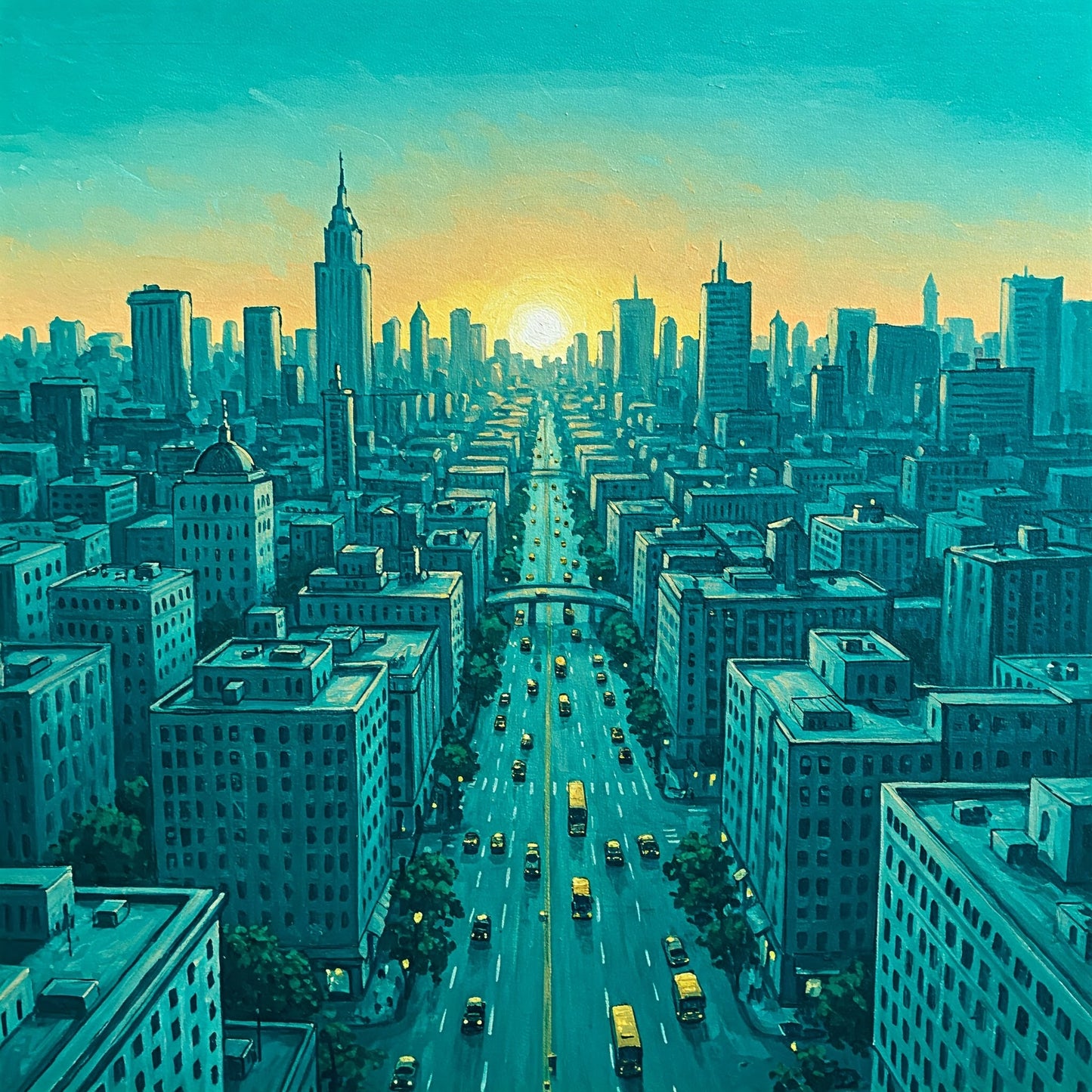 Big city View Collection of 100