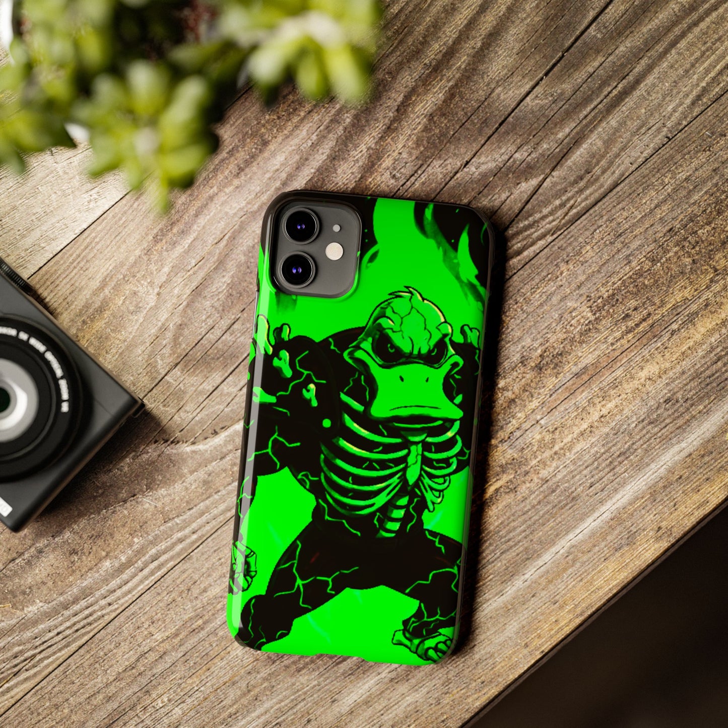 Halloween Agent Quacks Series Slim Phone Cases - Skeleton Quacks Design