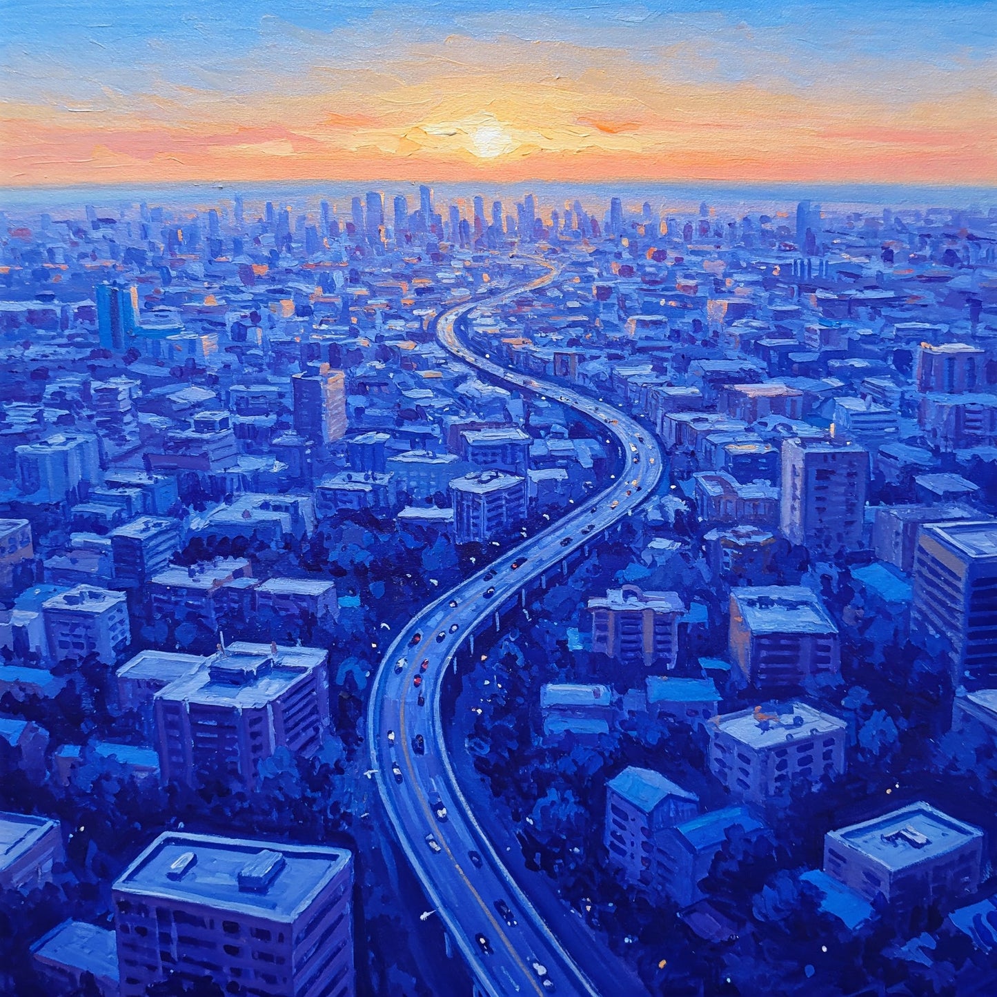 Big city View Collection of 100