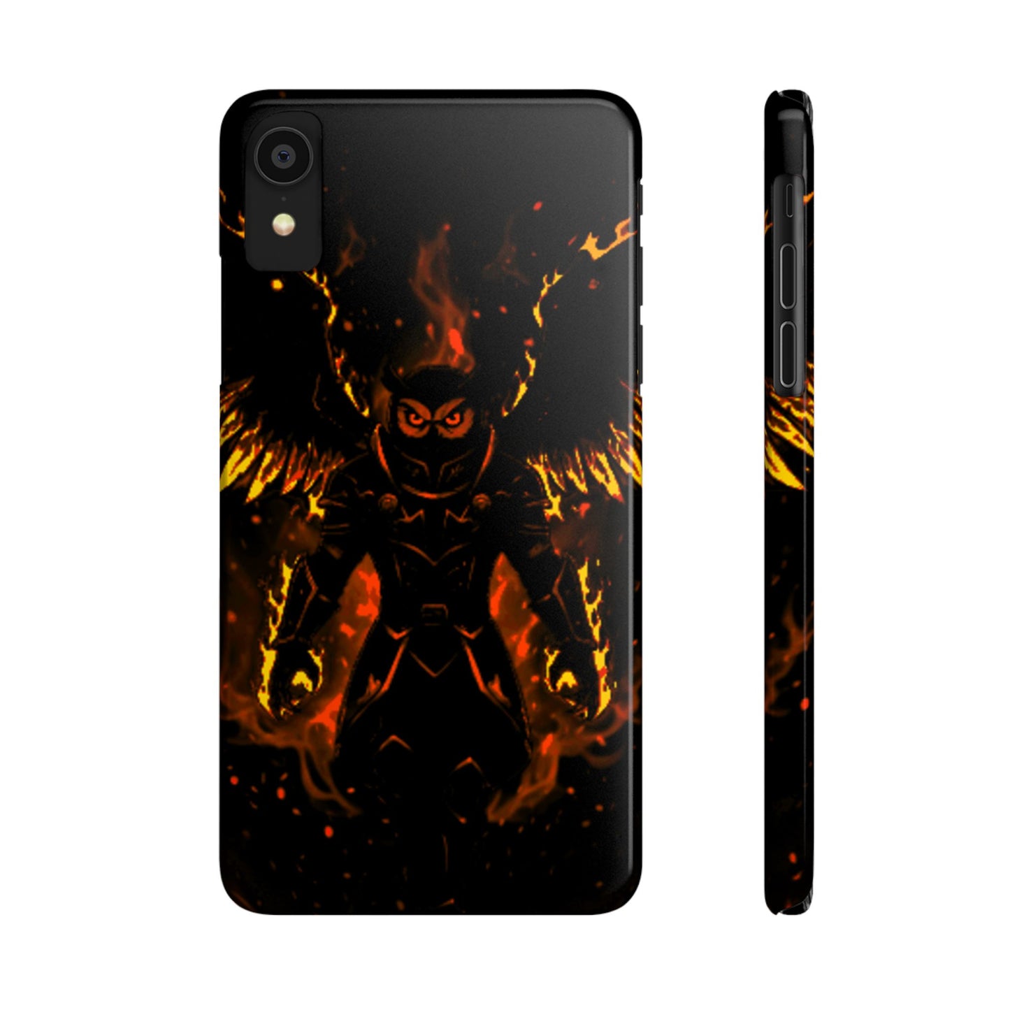 Halloween Agent Quacks Series Slim Phone Cases - Fiery General Onyx Design