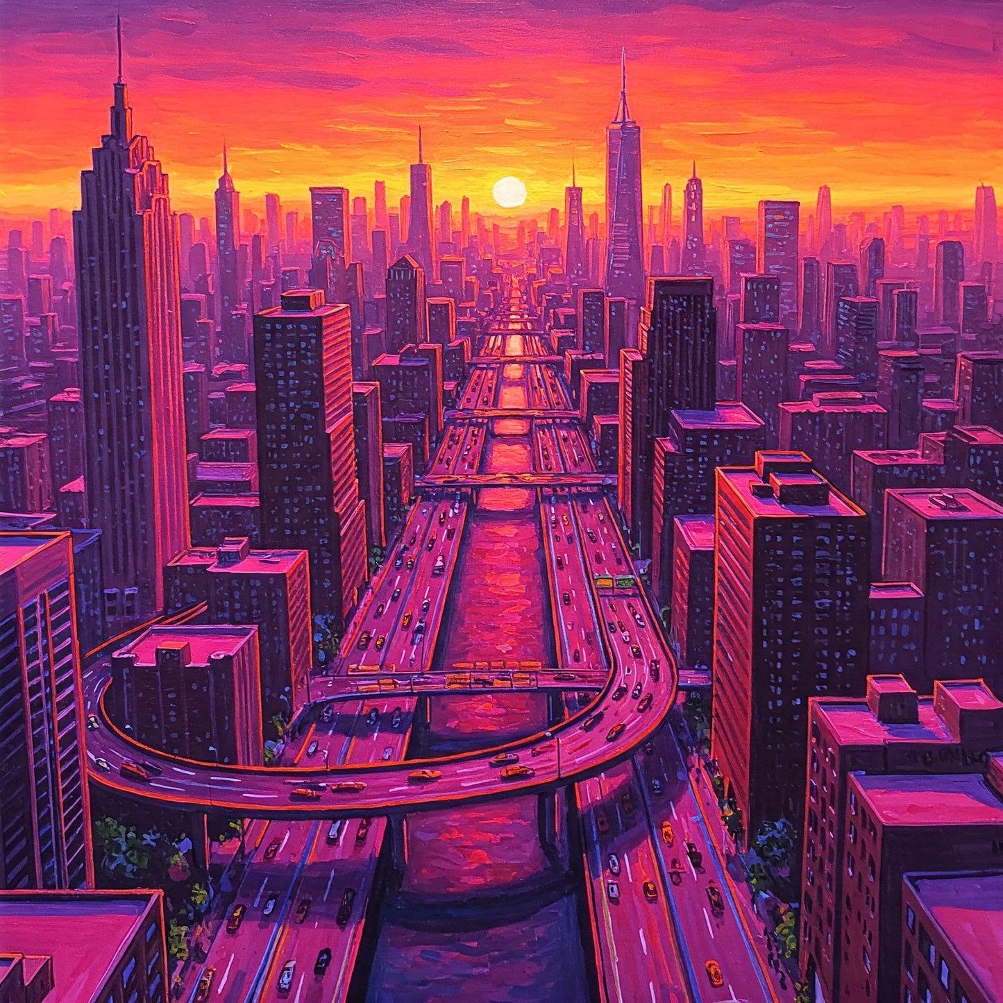 Big city View Collection of 100