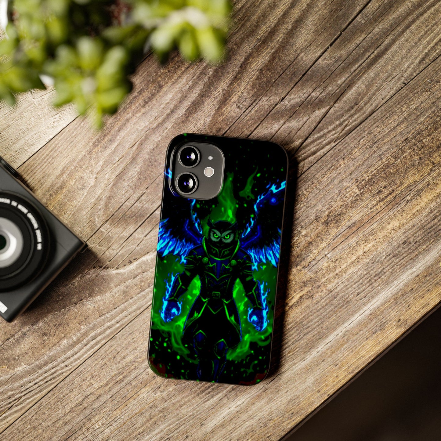 Halloween Agent Quacks Series Slim Phone Cases - Fiery General Onyx Design