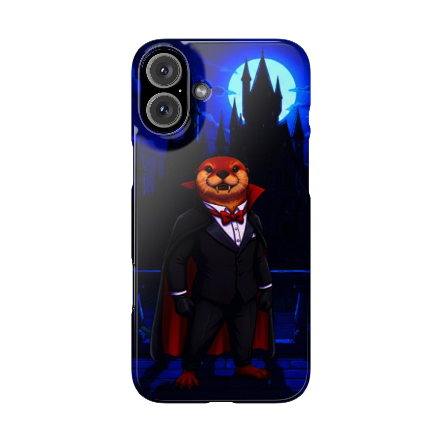Halloween Agent Quacks Series Slim Phone Cases - Vampire Gearshift Design