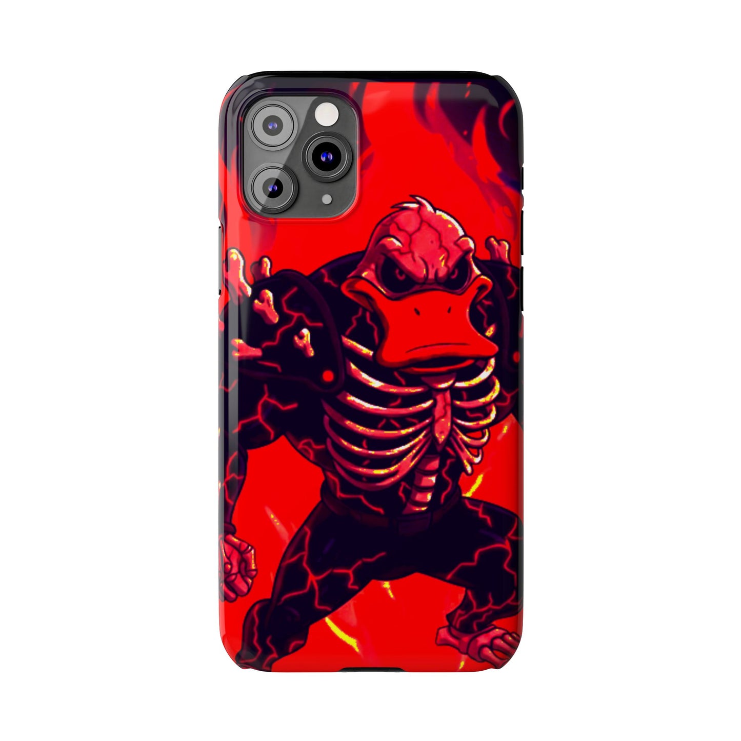 Halloween Agent Quacks Series Slim Phone Cases - Skeleton Quacks Design