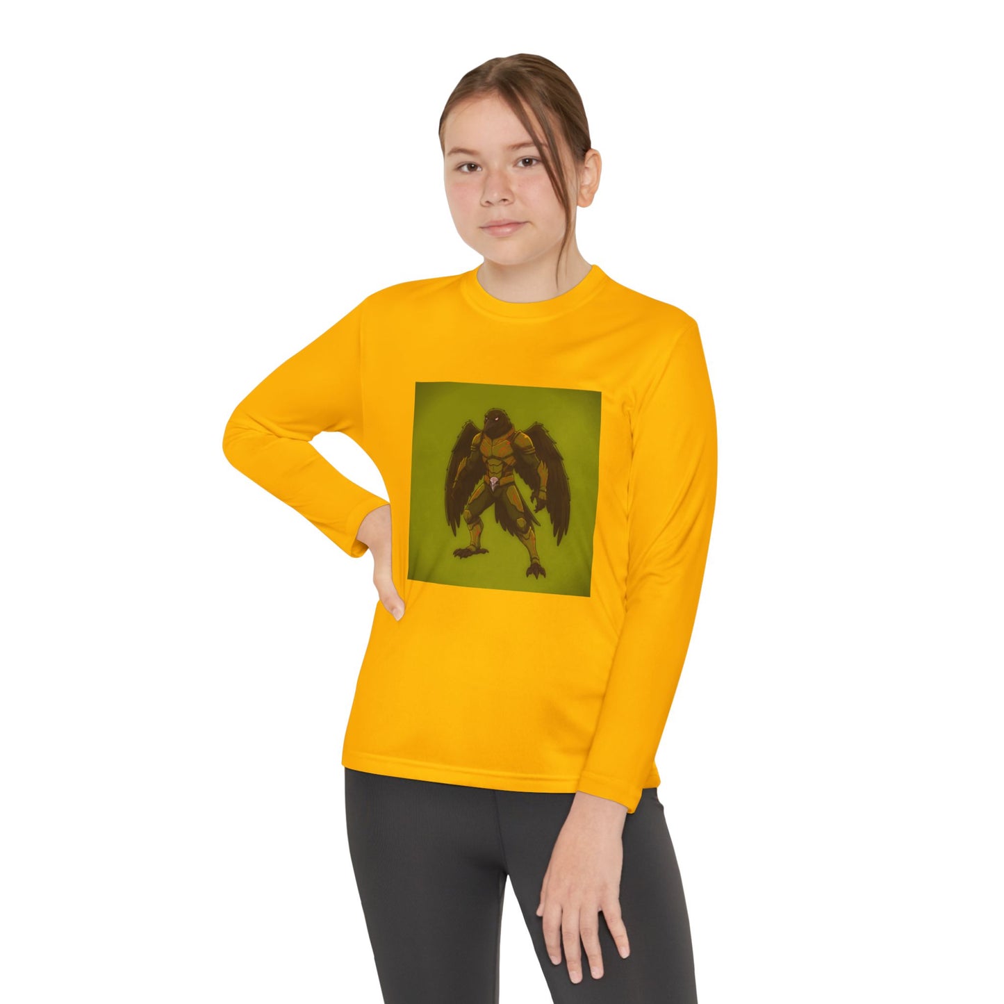 Agent Quacks Series Youth Long Sleeve Competitor Tee - Nightclaw Design