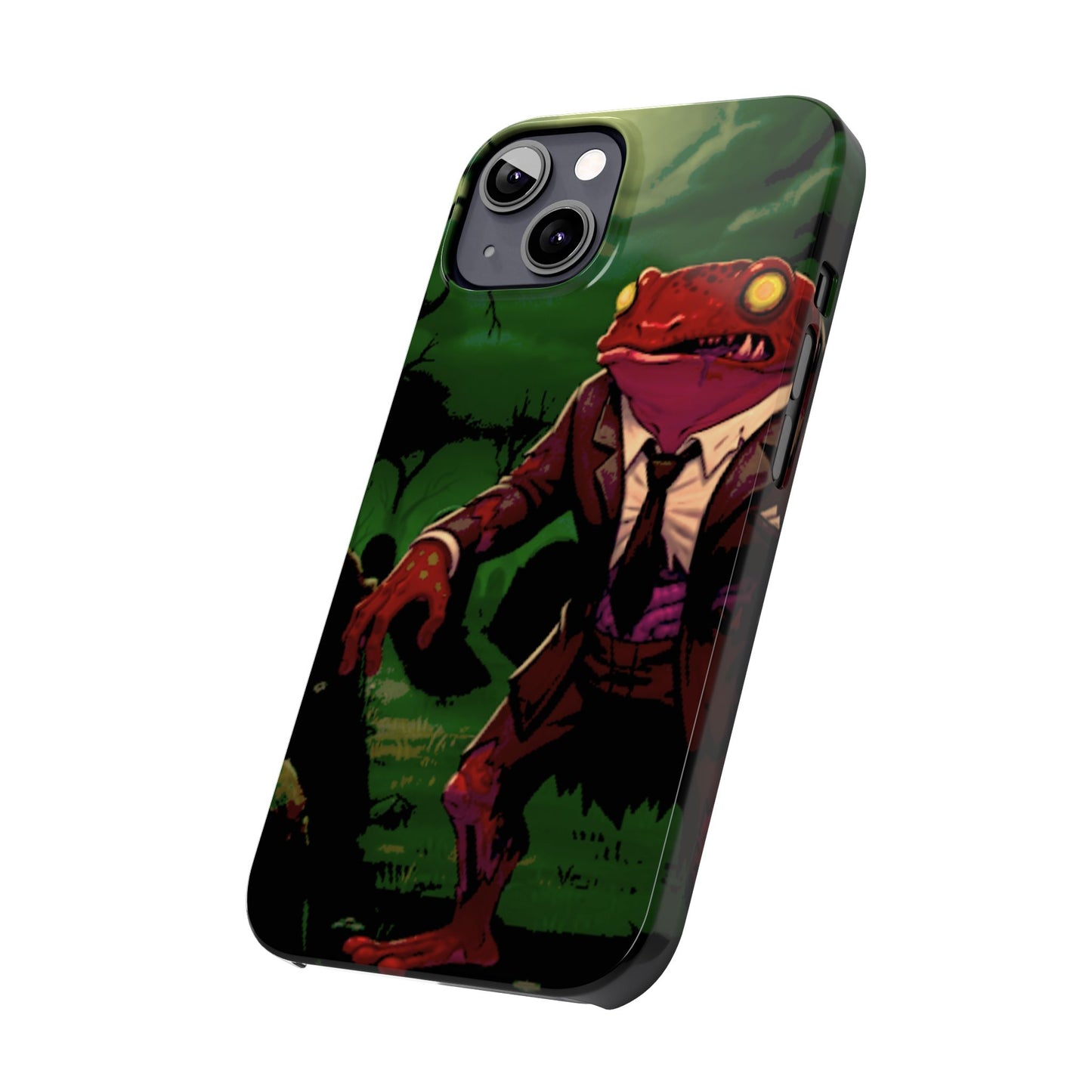 Halloween Agent Quacks Series Slim Phone Cases - Zombie Goro Design