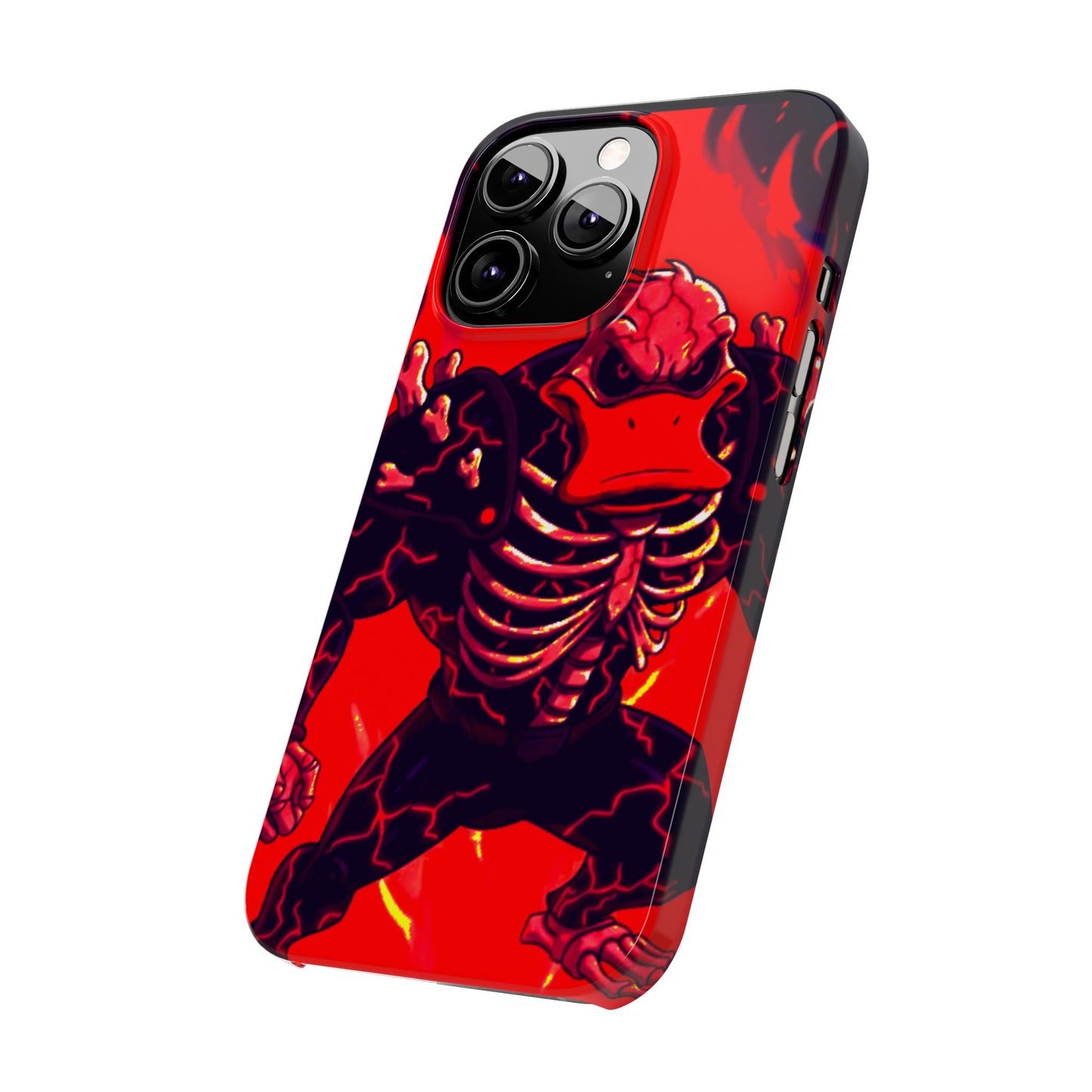 Halloween Agent Quacks Series Slim Phone Cases - Skeleton Quacks Design
