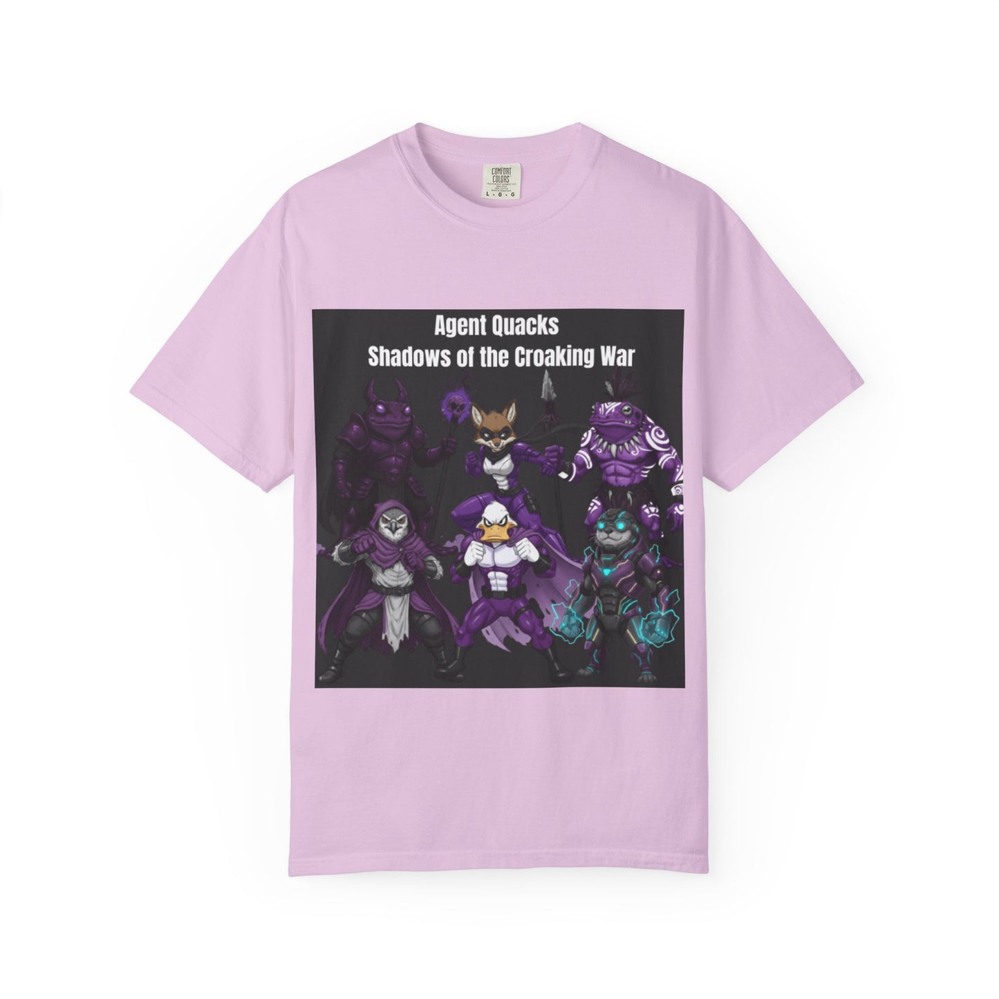 Agent Quacks – Shadows of the Croaking War | Unisex Garment-Dyed T-Shirt