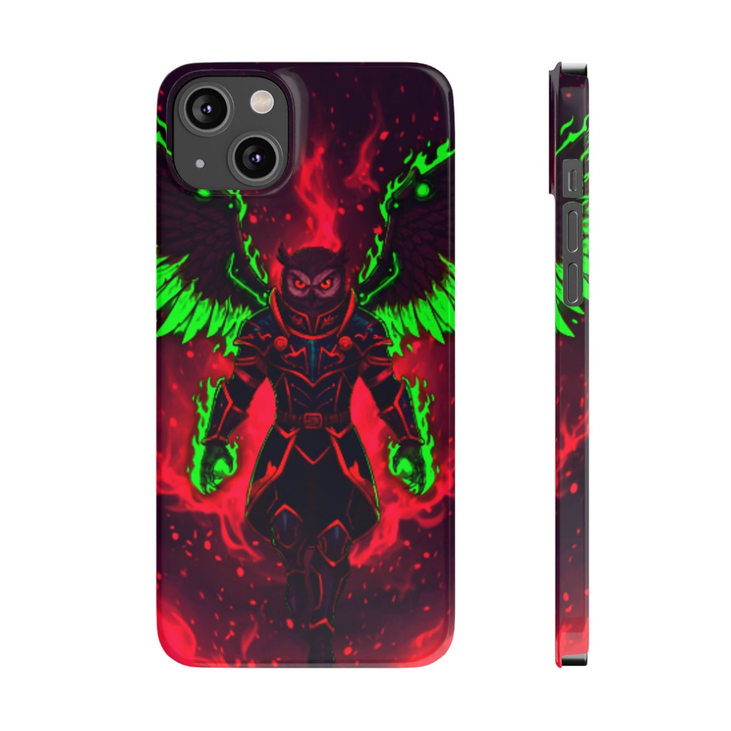 Halloween Agent Quacks Series Slim Phone Cases - Fiery General Onyx Design