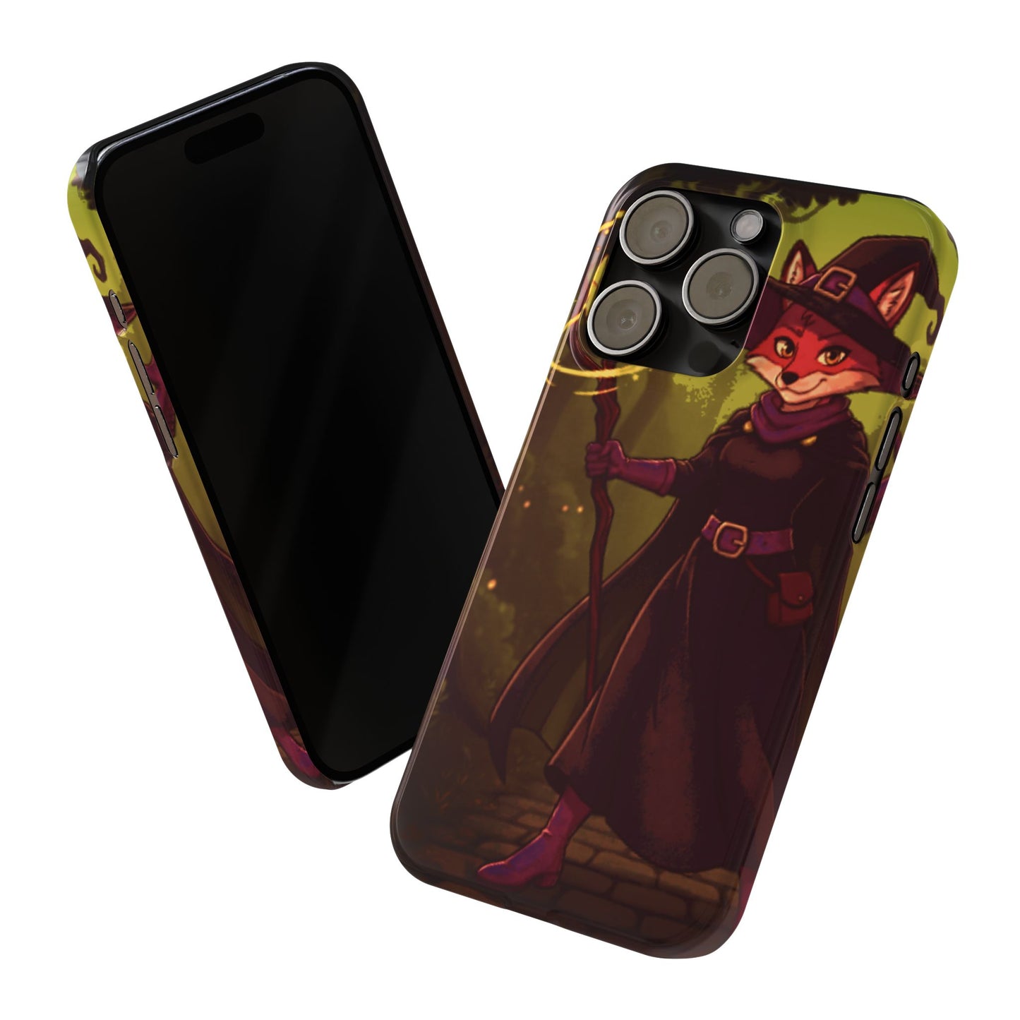 Halloween Agent Quacks Series Slim Phone Cases - Witch Vixx Design