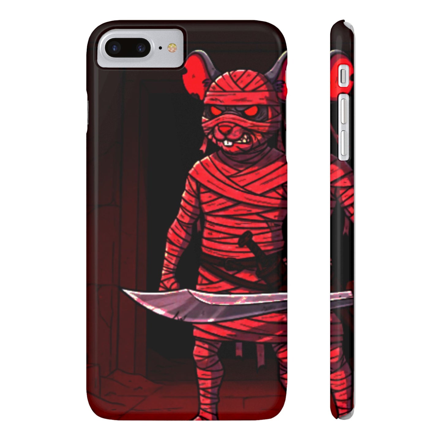 Halloween Agent Quacks Series Slim Phone Cases - Mummy Dr Murn Design