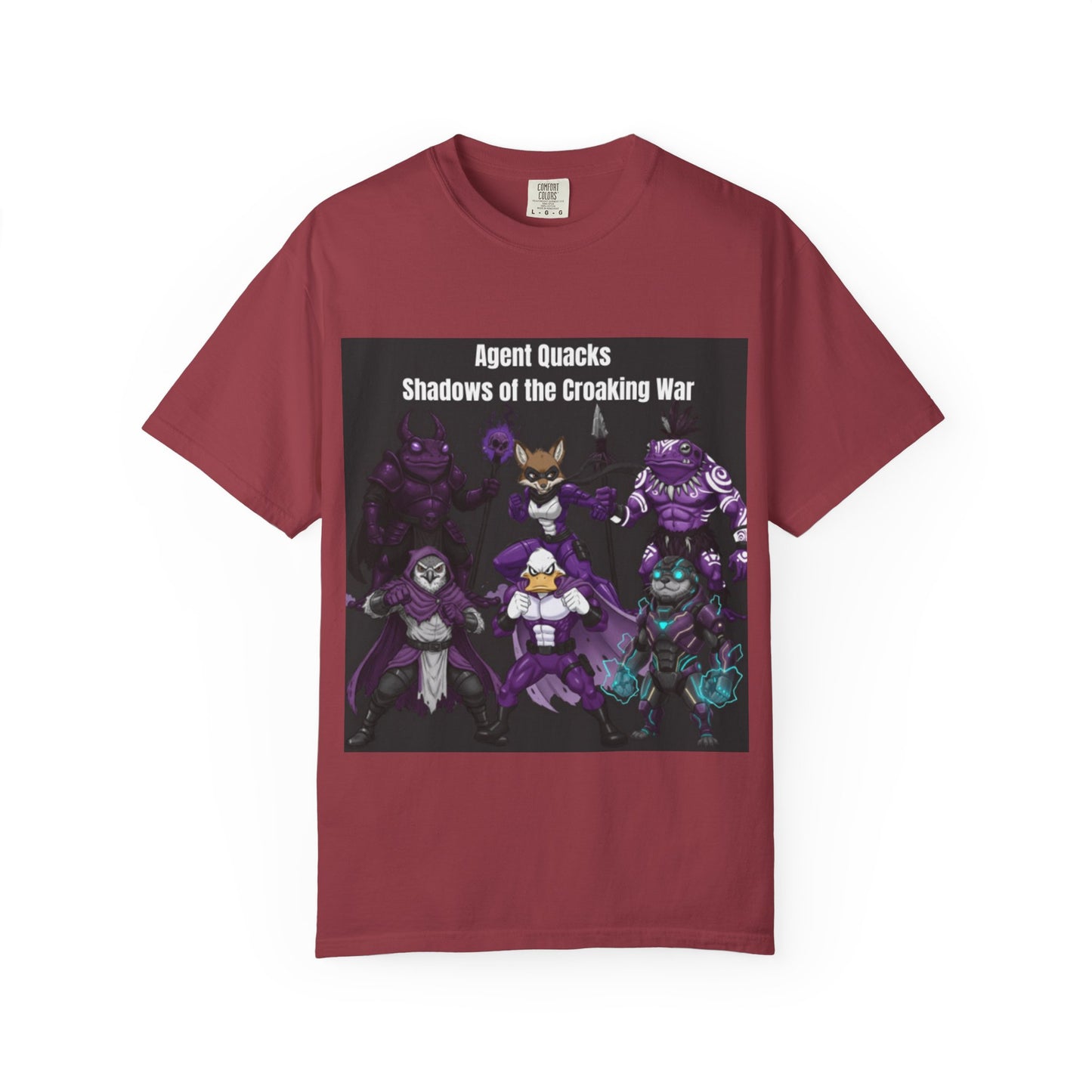 Agent Quacks – Shadows of the Croaking War | Unisex Garment-Dyed T-Shirt