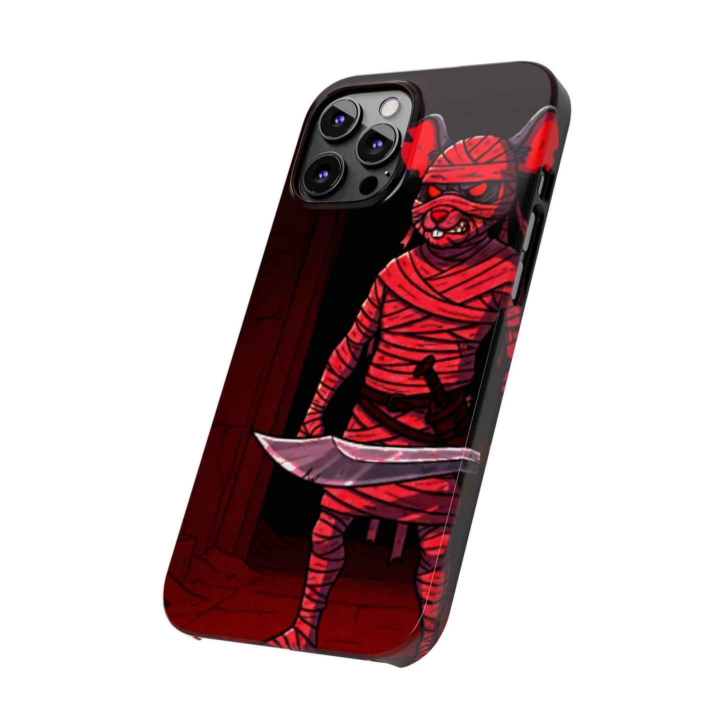 Halloween Agent Quacks Series Slim Phone Cases - Mummy Dr Murn Design