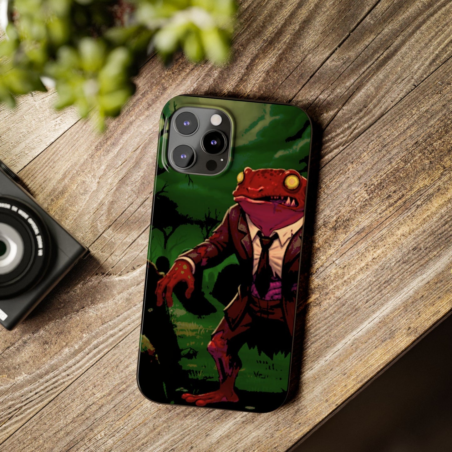 Halloween Agent Quacks Series Slim Phone Cases - Zombie Goro Design