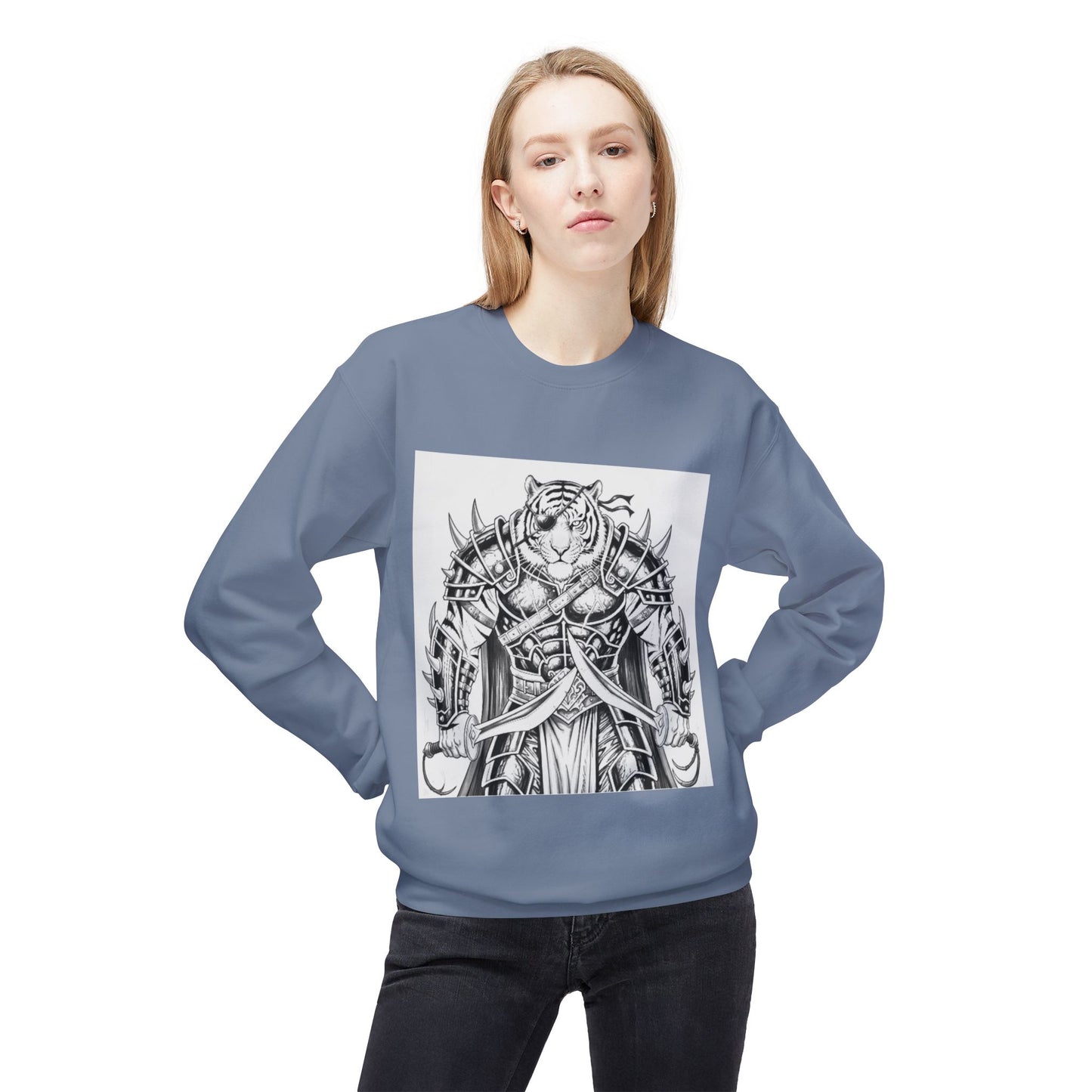 Agent Quacks Series Unisex Midweight Softstyle Fleece Crewneck Sweatshirt - Vaelros Design
