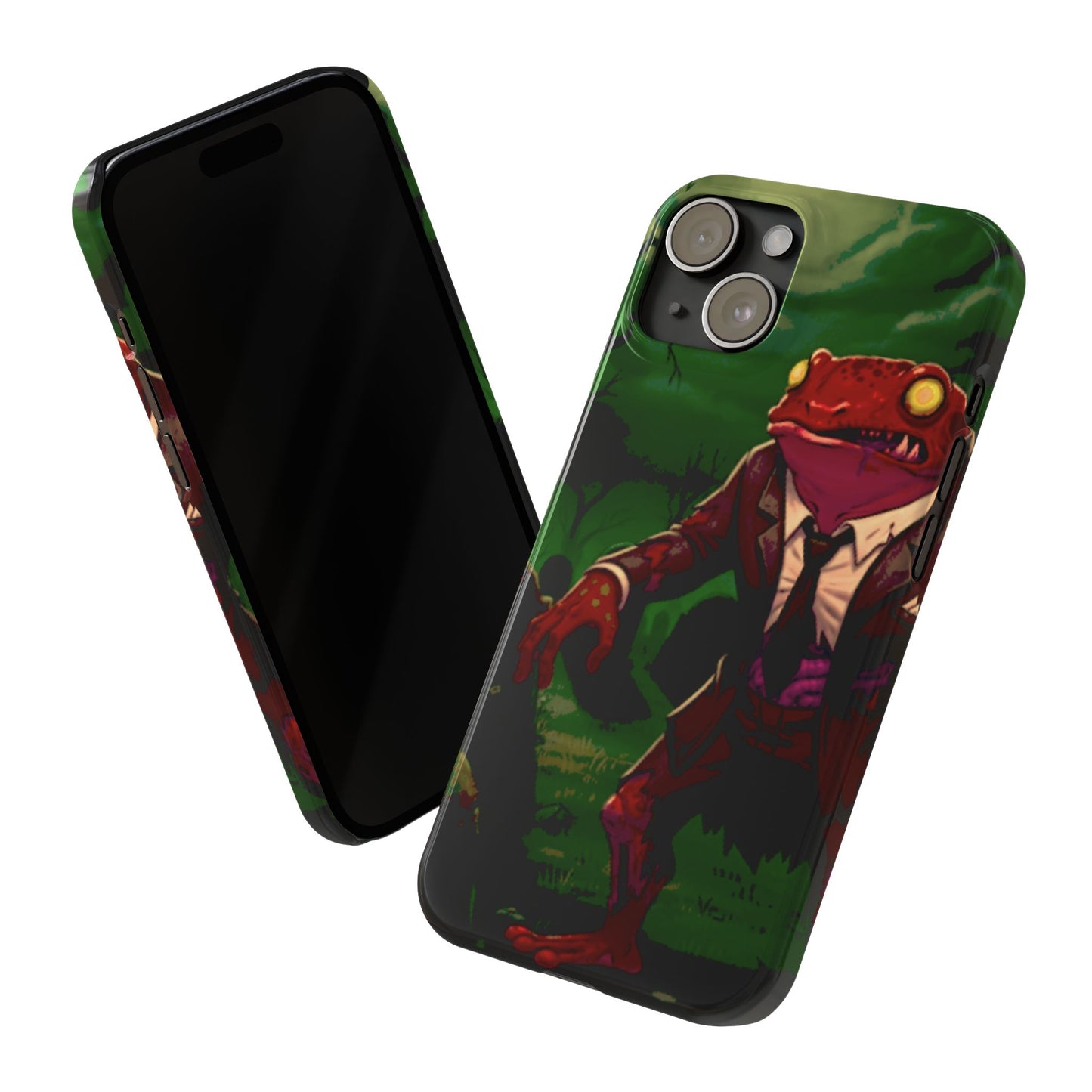 Halloween Agent Quacks Series Slim Phone Cases - Zombie Goro Design