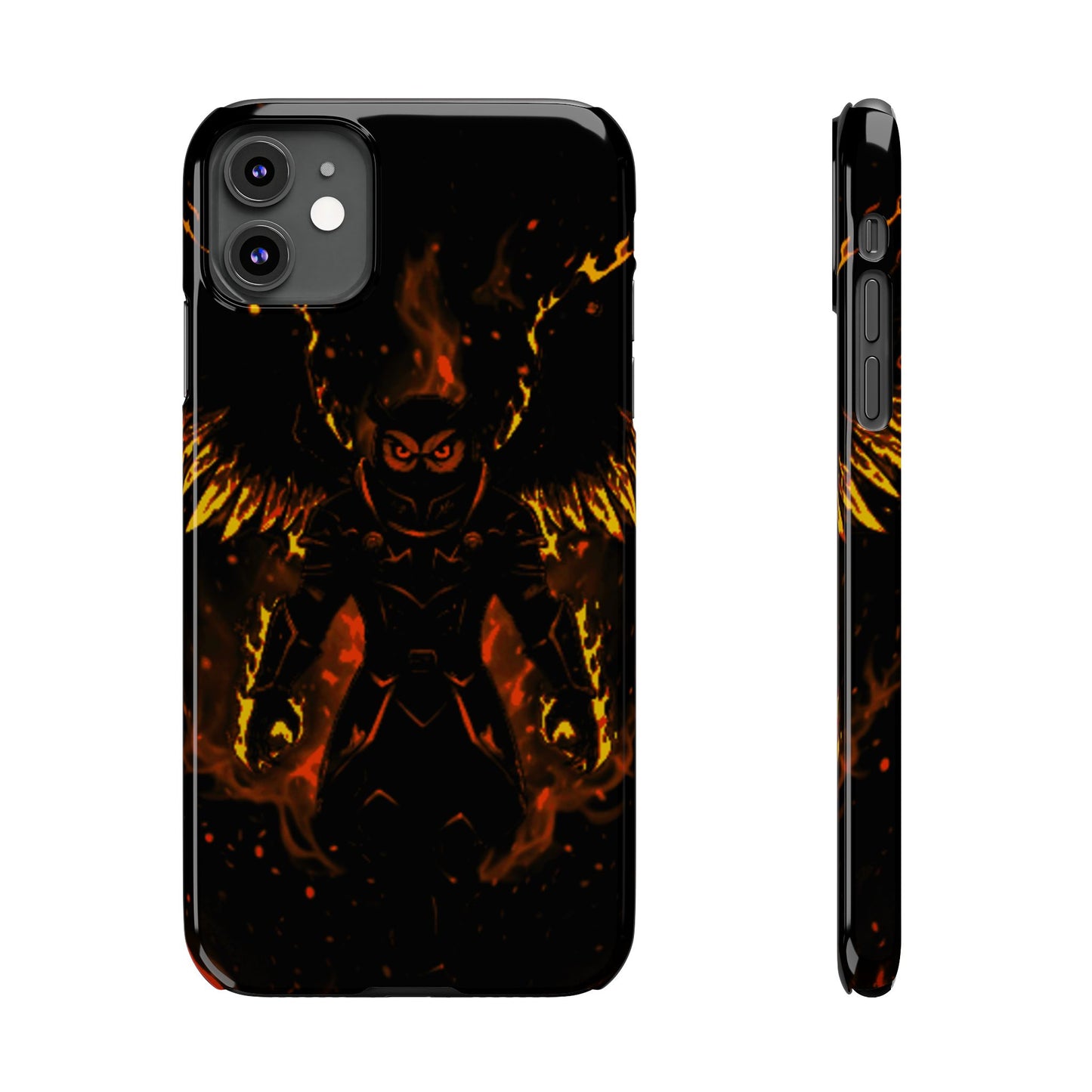 Halloween Agent Quacks Series Slim Phone Cases - Fiery General Onyx Design