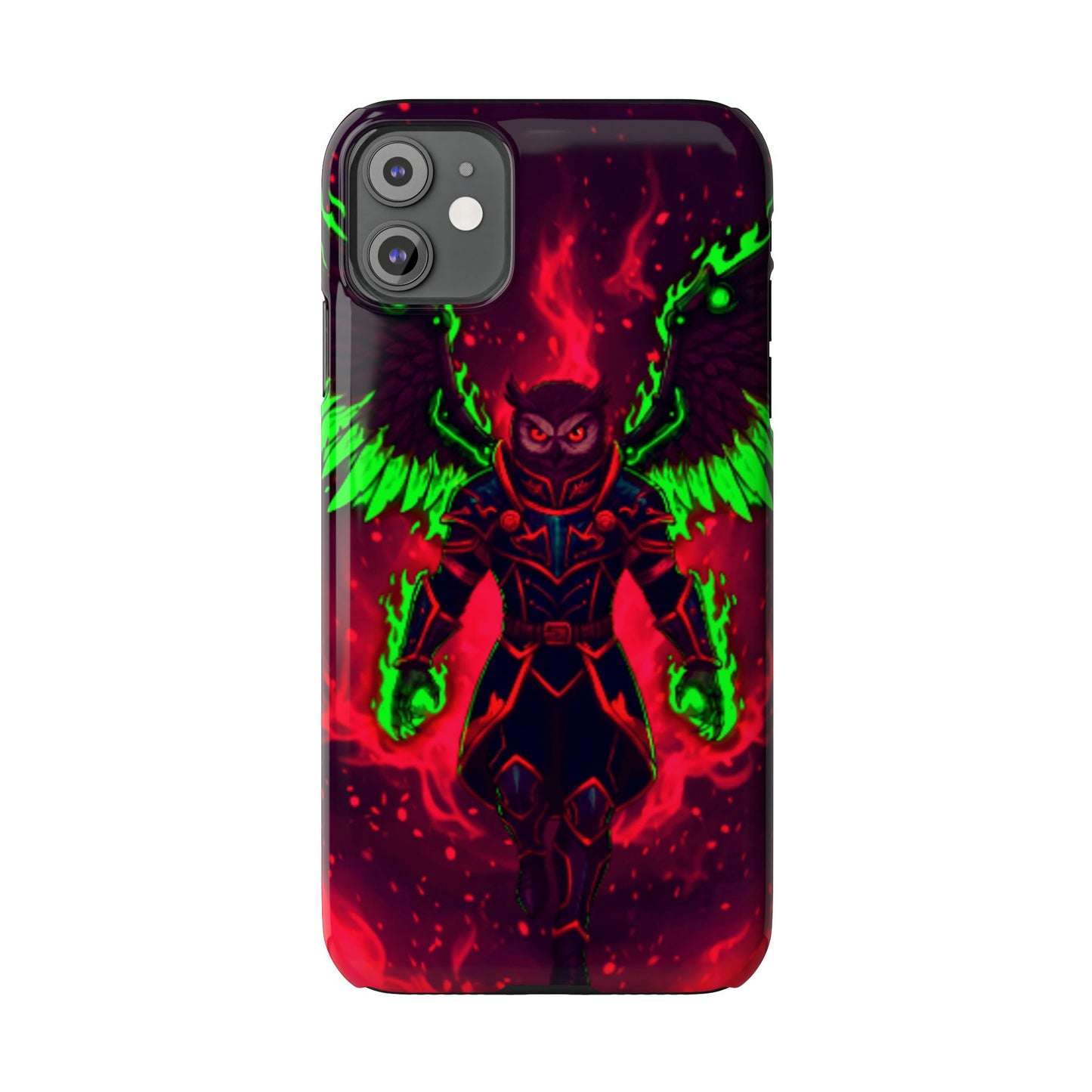 Halloween Agent Quacks Series Slim Phone Cases - Fiery General Onyx Design