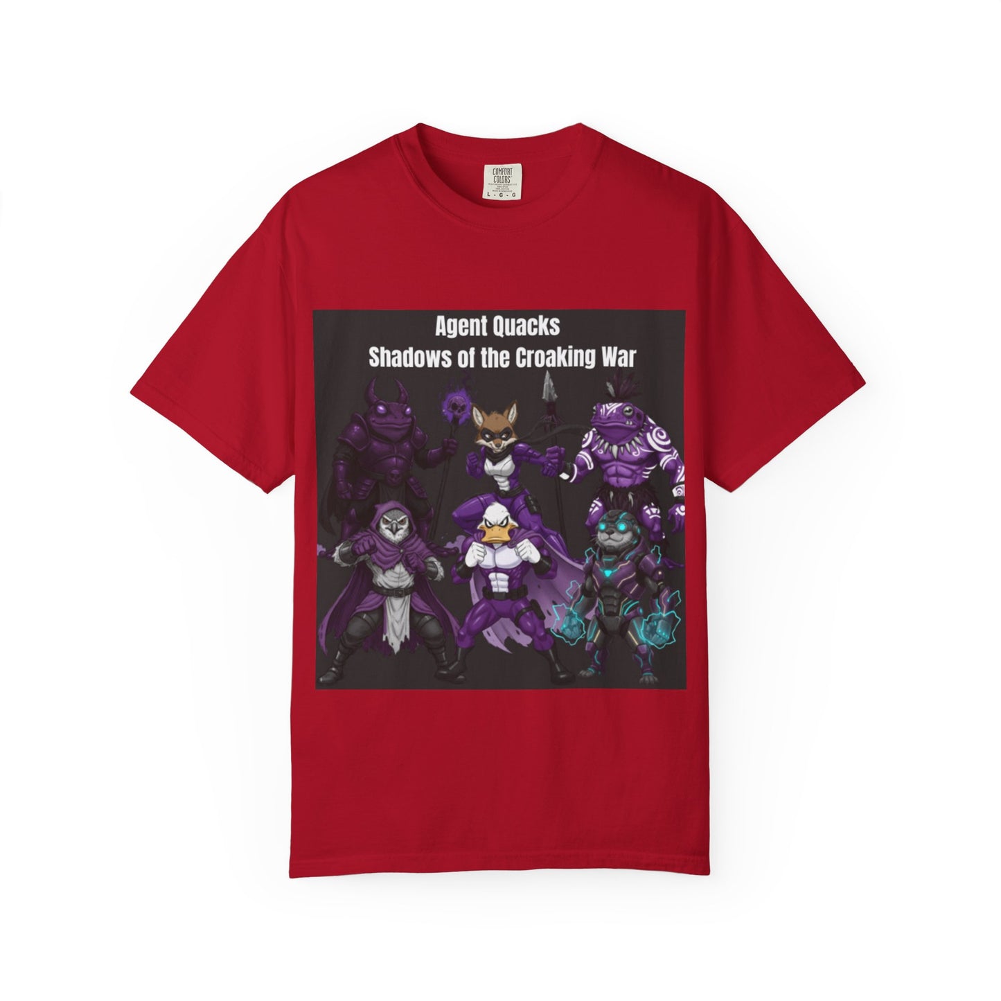 Agent Quacks – Shadows of the Croaking War | Unisex Garment-Dyed T-Shirt