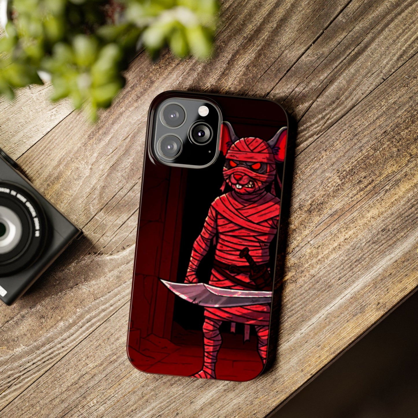 Halloween Agent Quacks Series Slim Phone Cases - Mummy Dr Murn Design