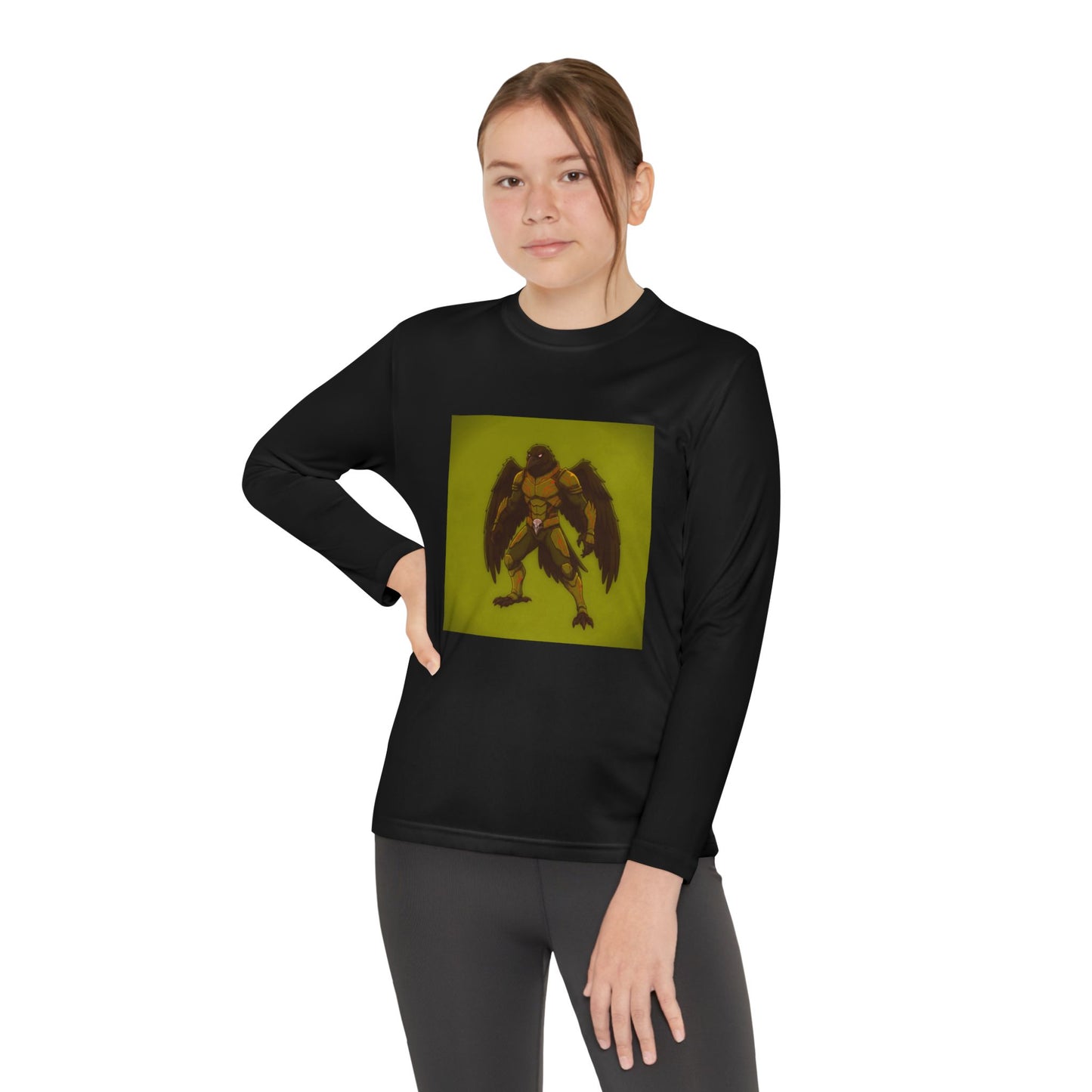 Agent Quacks Series Youth Long Sleeve Competitor Tee - Nightclaw Design