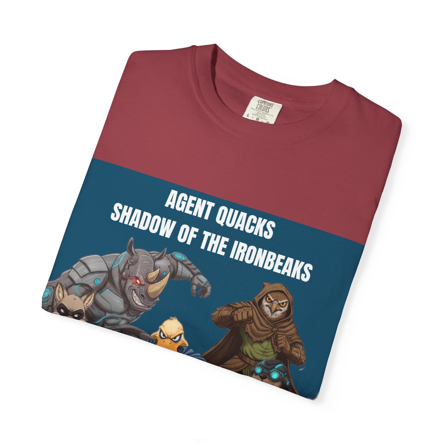 Agent Quacks – Shadow of the Iron Beaks | Unisex Garment-Dyed T-Shirt