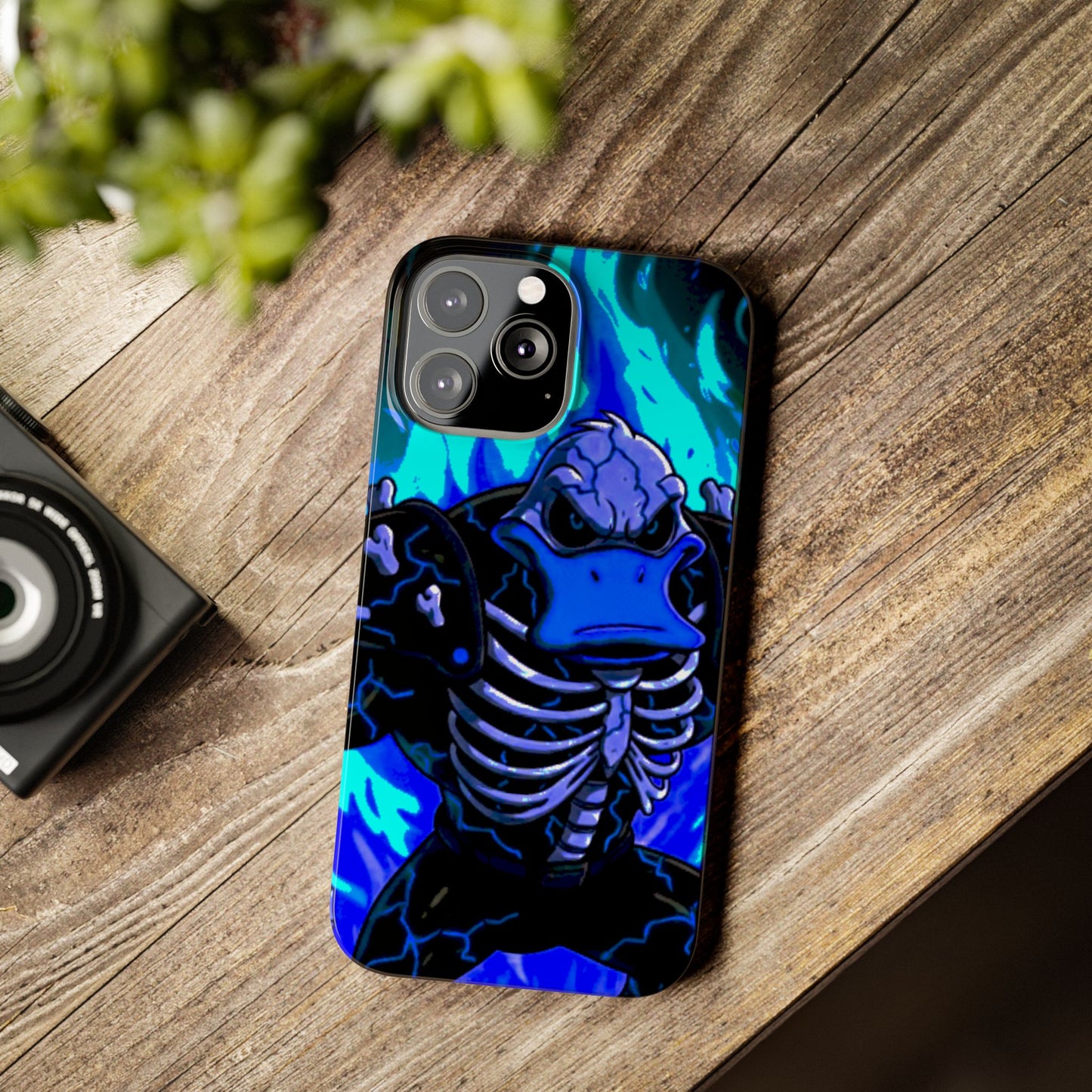 Halloween Agent Quacks Series Slim Phone Cases - Skeleton Quacks Design
