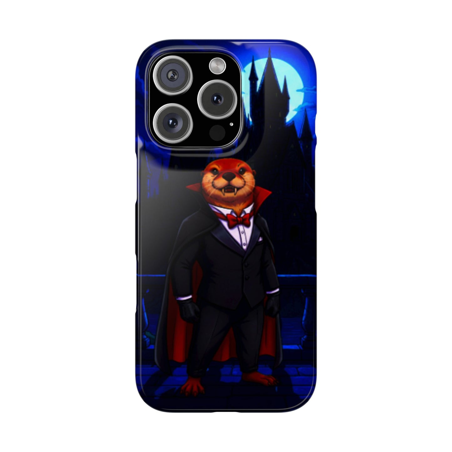 Halloween Agent Quacks Series Slim Phone Cases - Vampire Gearshift Design