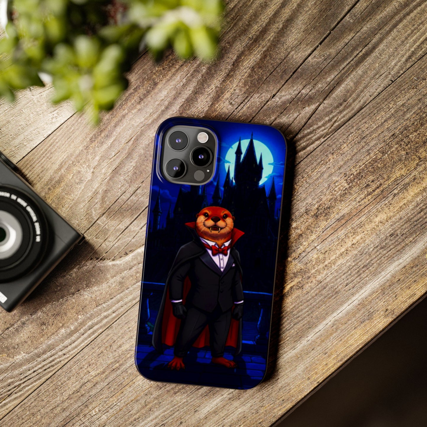 Halloween Agent Quacks Series Slim Phone Cases - Vampire Gearshift Design
