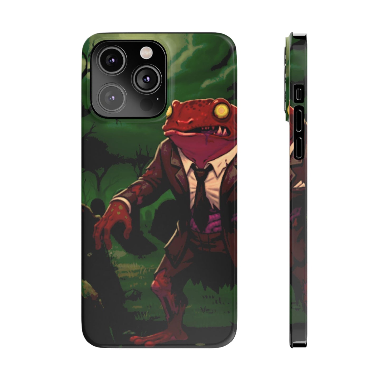Halloween Agent Quacks Series Slim Phone Cases - Zombie Goro Design