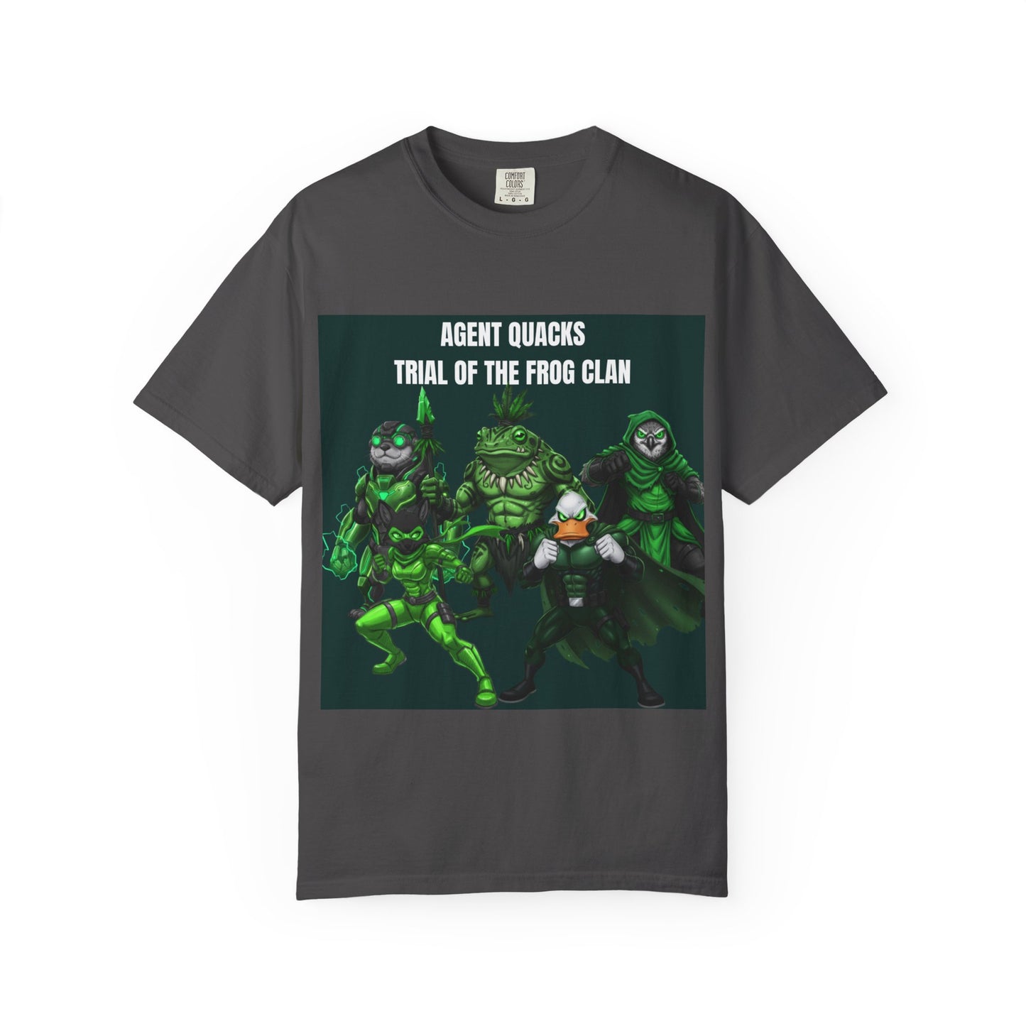 Agent Quacks – The Trial of the Frog Clan | Unisex Garment-Dyed T-Shirt